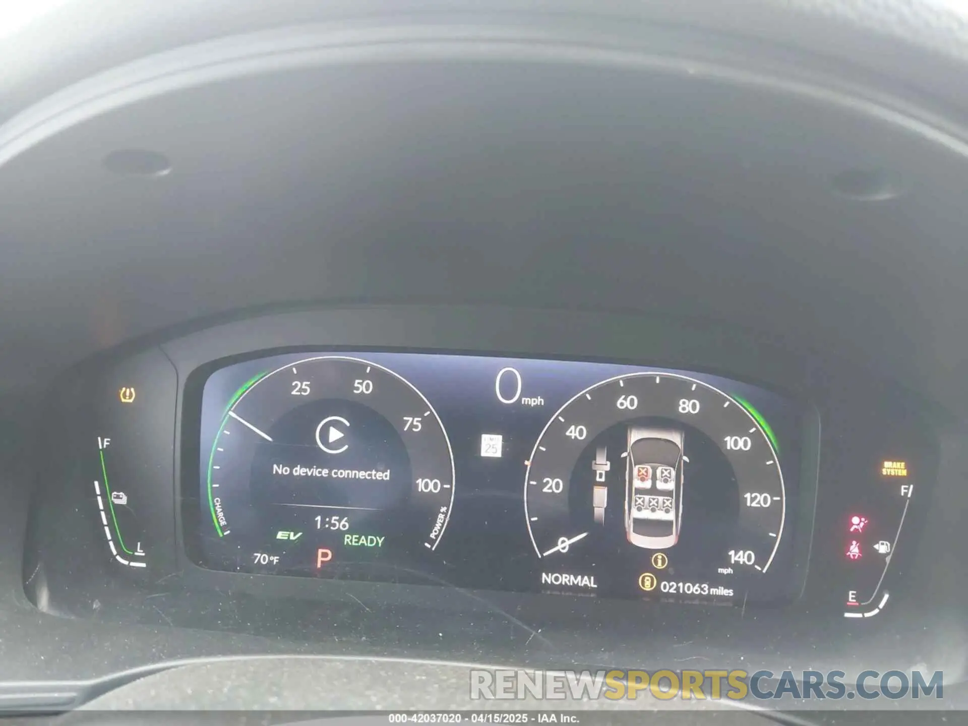 7 fotografías del automóvil dañado 2HGFE4F84SH302357 HONDA CIVIC  HYBRID 2025