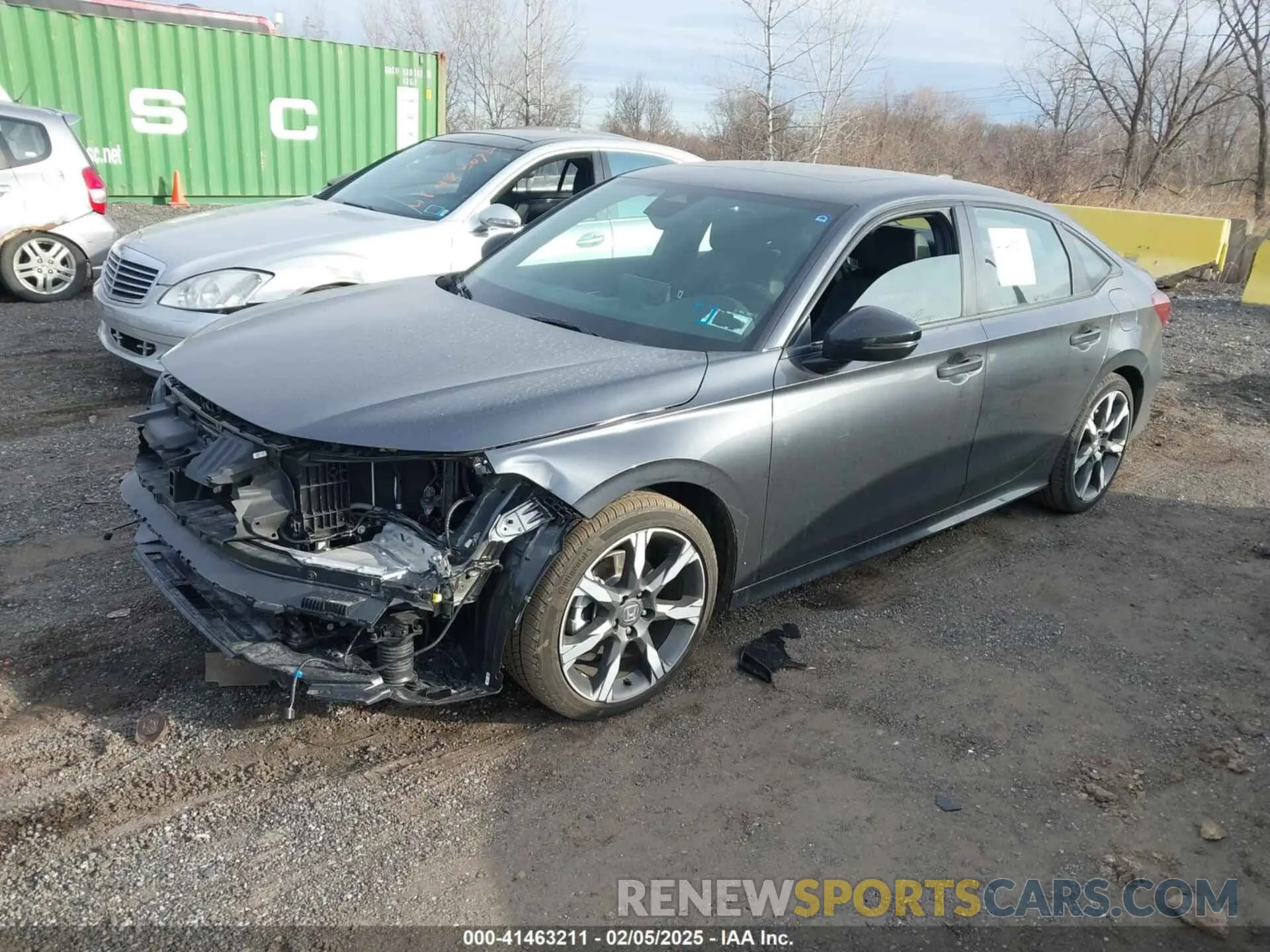 2 fotografías del automóvil dañado 2HGFE4F84SH309177 HONDA CIVIC  HYBRID 2025