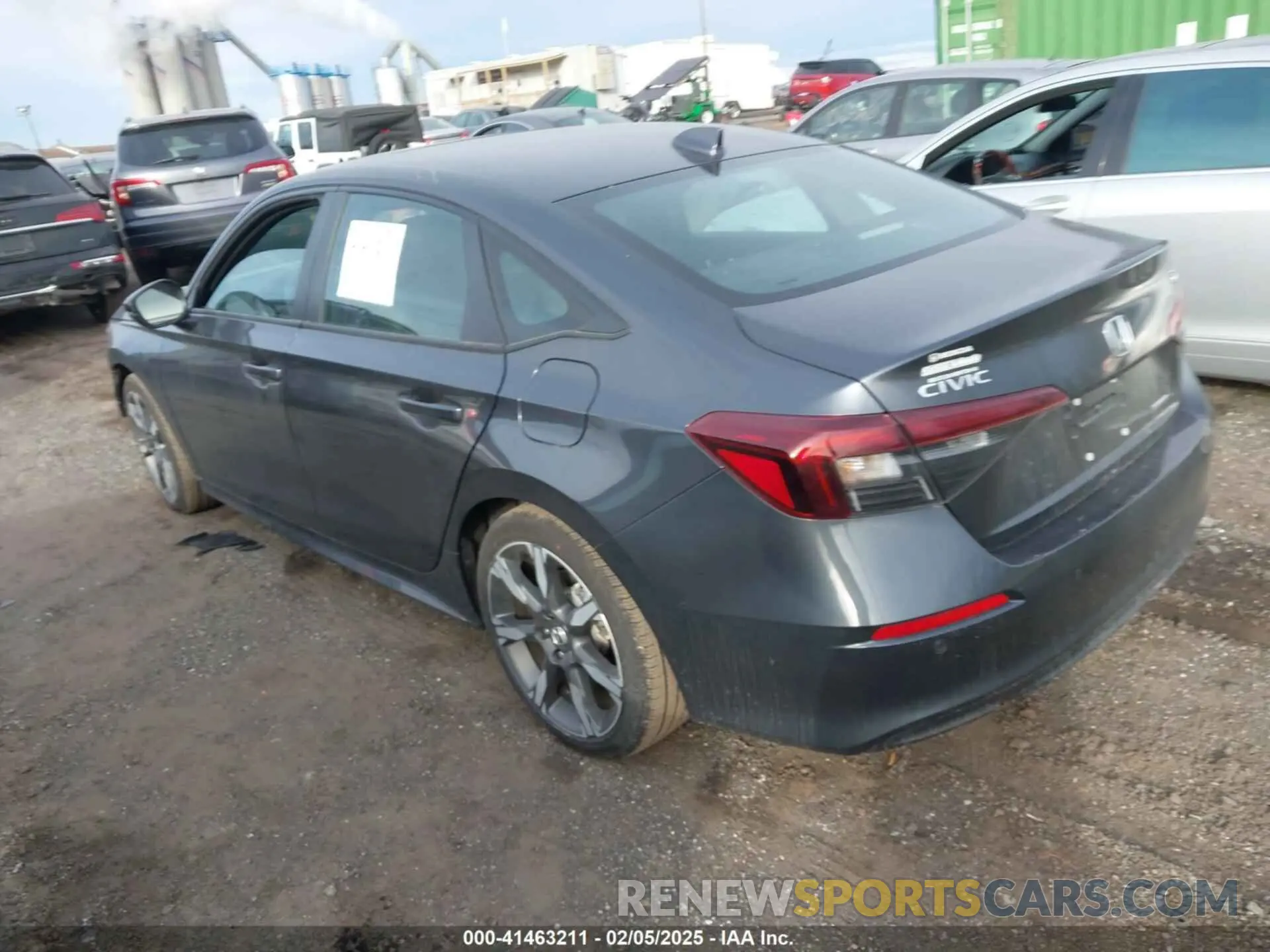 3 fotografías del automóvil dañado 2HGFE4F84SH309177 HONDA CIVIC  HYBRID 2025