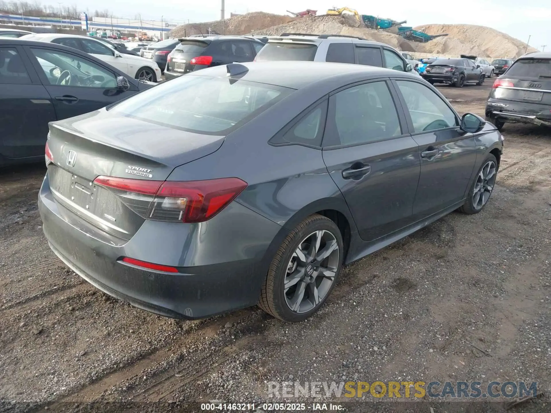 4 fotografías del automóvil dañado 2HGFE4F84SH309177 HONDA CIVIC  HYBRID 2025