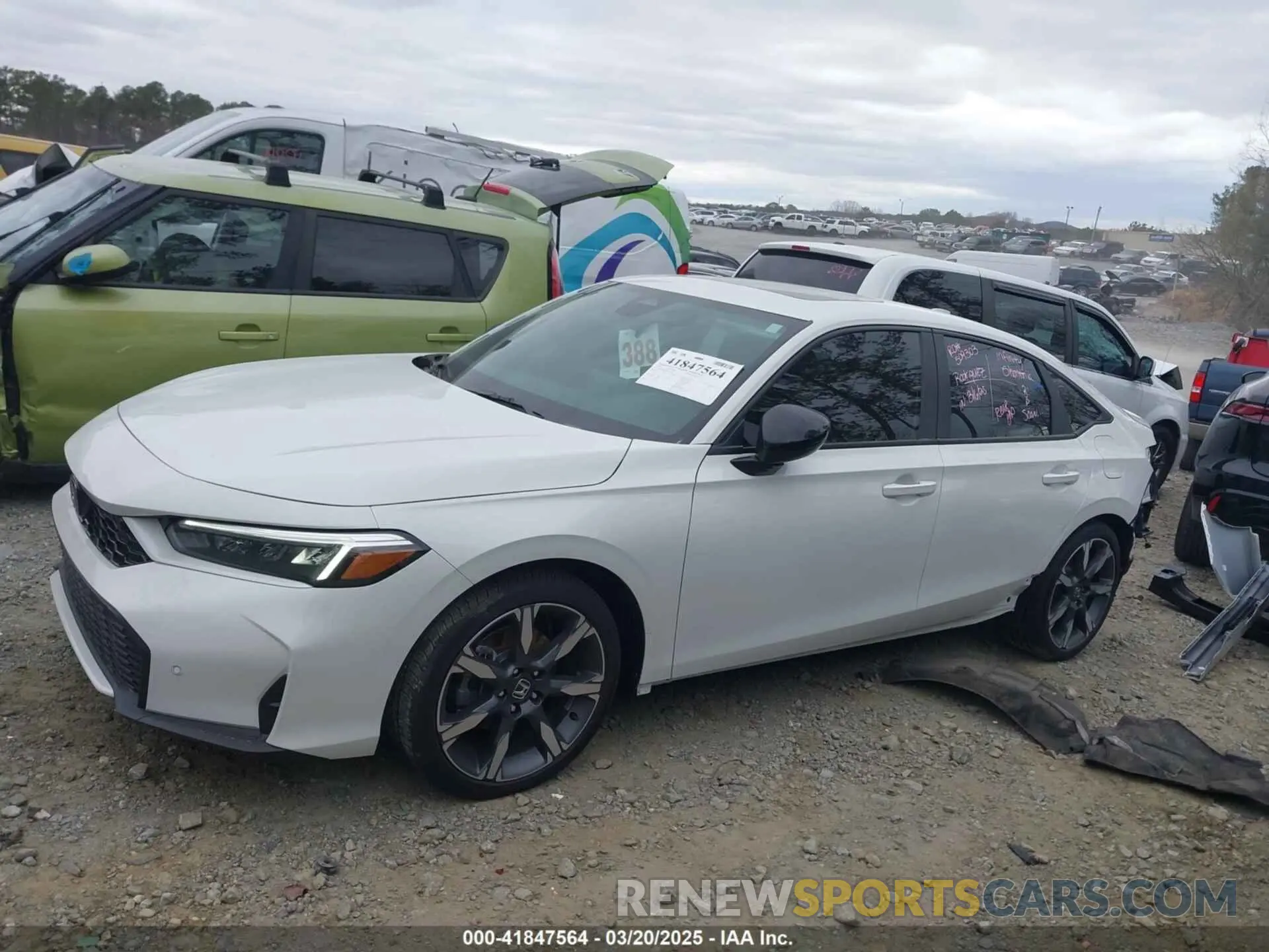 14 fotografías del automóvil dañado 2HGFE4F84SH318803 HONDA CIVIC  HYBRID 2025