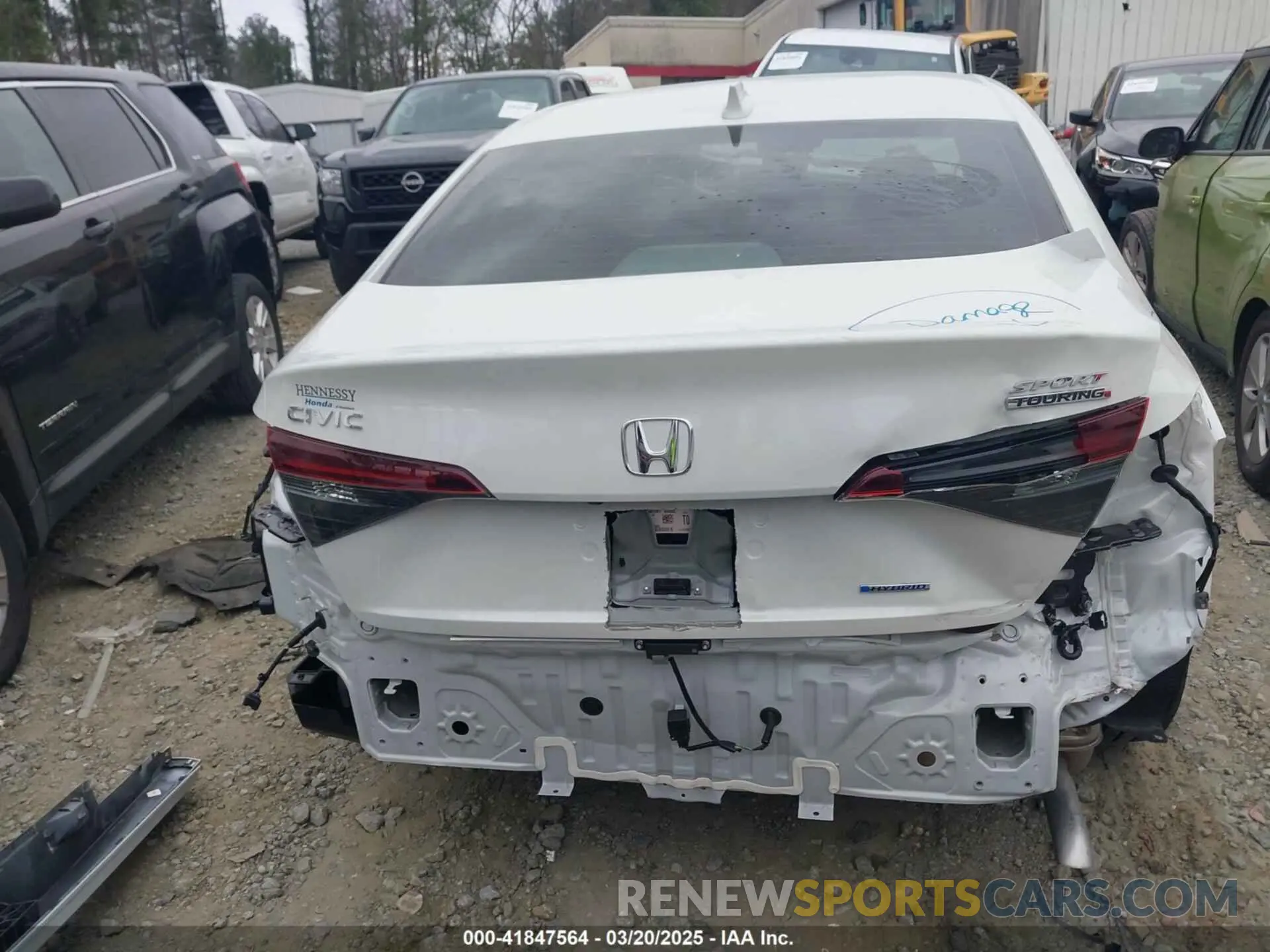 6 fotografías del automóvil dañado 2HGFE4F84SH318803 HONDA CIVIC  HYBRID 2025