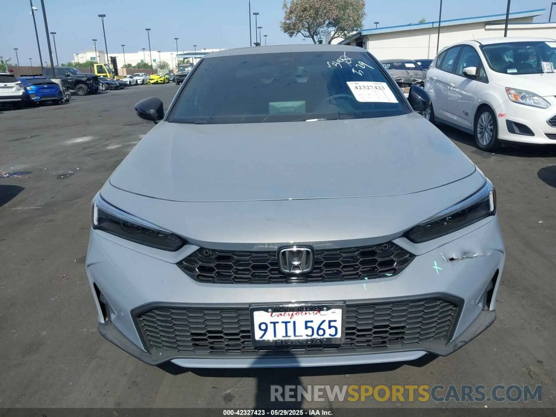 12 fotografías del automóvil dañado 2HGFE4F84SH339070 HONDA CIVIC HYBRID 2025