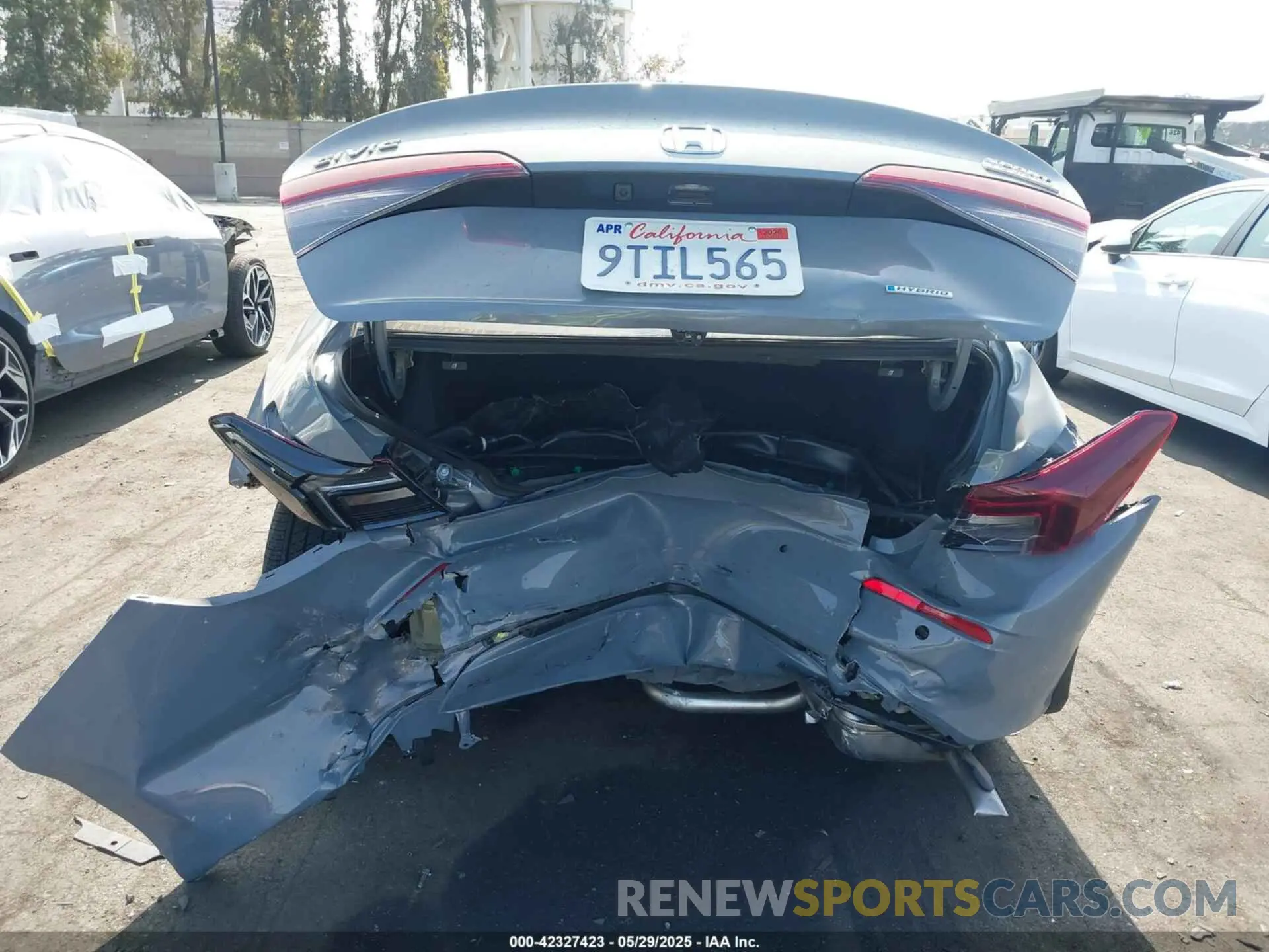 16 fotografías del automóvil dañado 2HGFE4F84SH339070 HONDA CIVIC HYBRID 2025