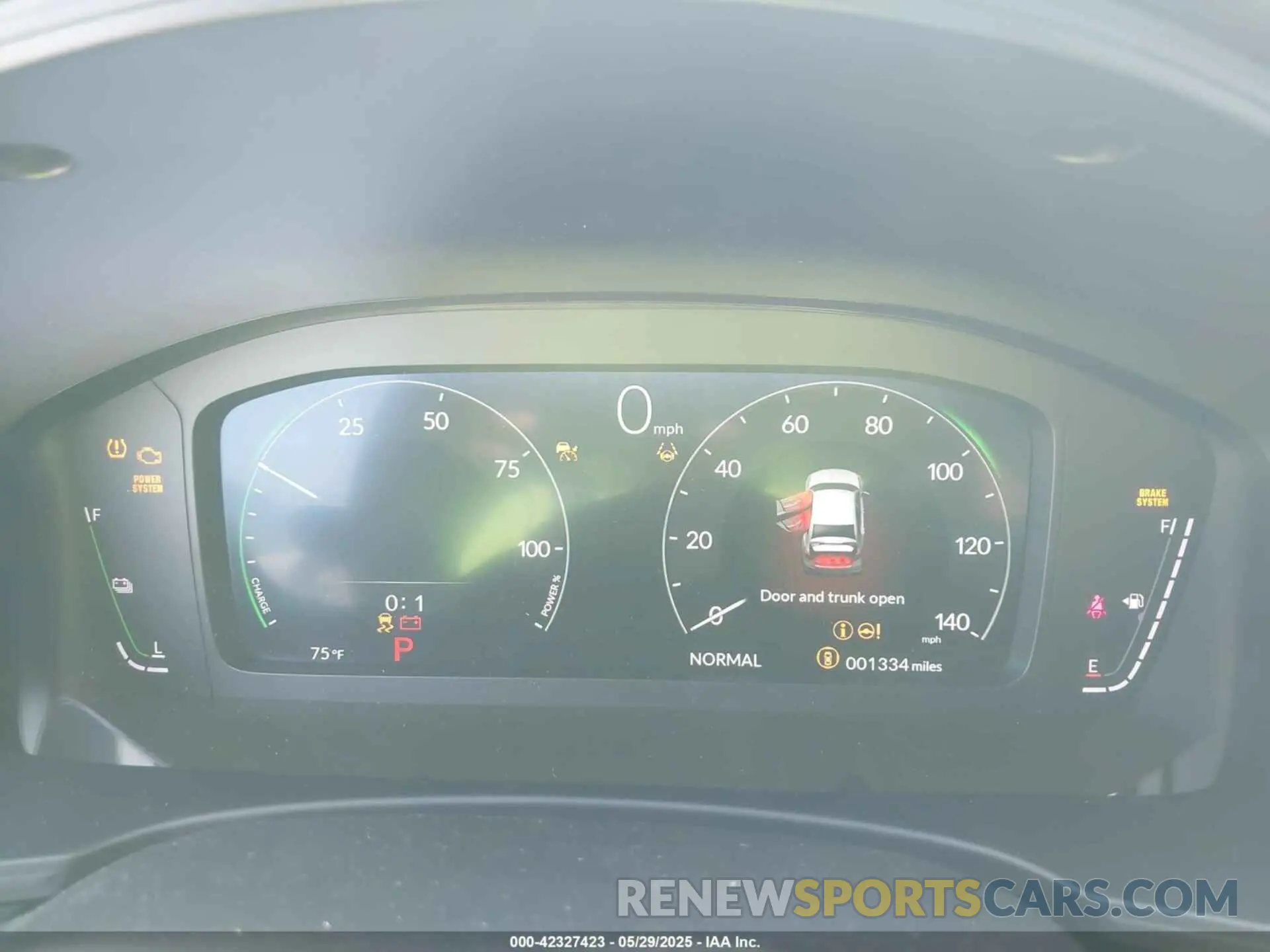 7 fotografías del automóvil dañado 2HGFE4F84SH339070 HONDA CIVIC HYBRID 2025