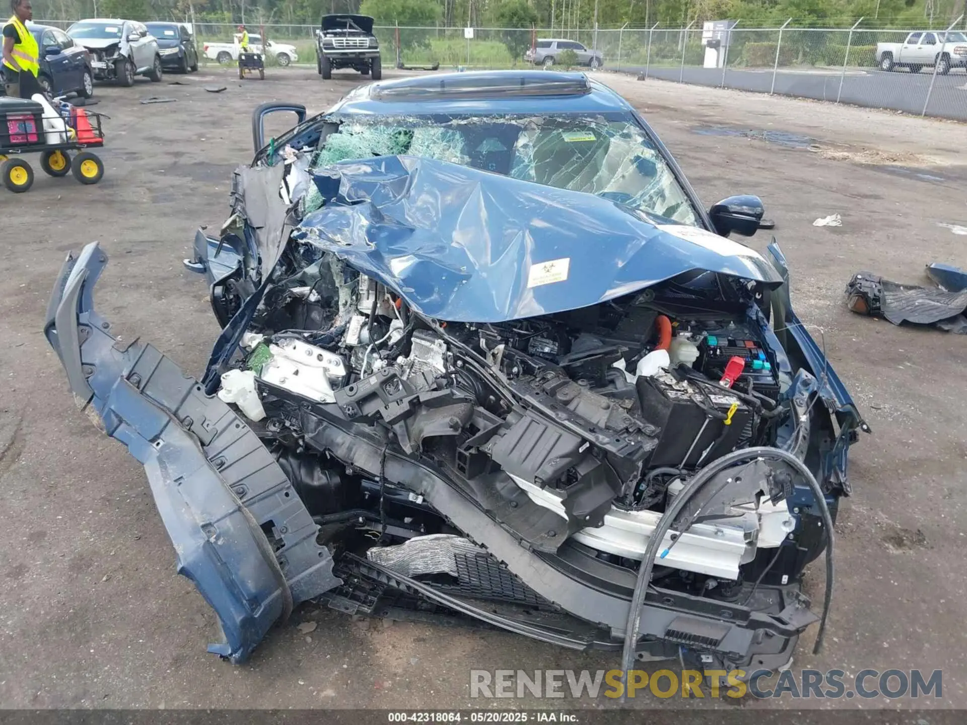 12 fotografías del automóvil dañado 2HGFE4F86SH302070 HONDA CIVIC HYBRID 2025