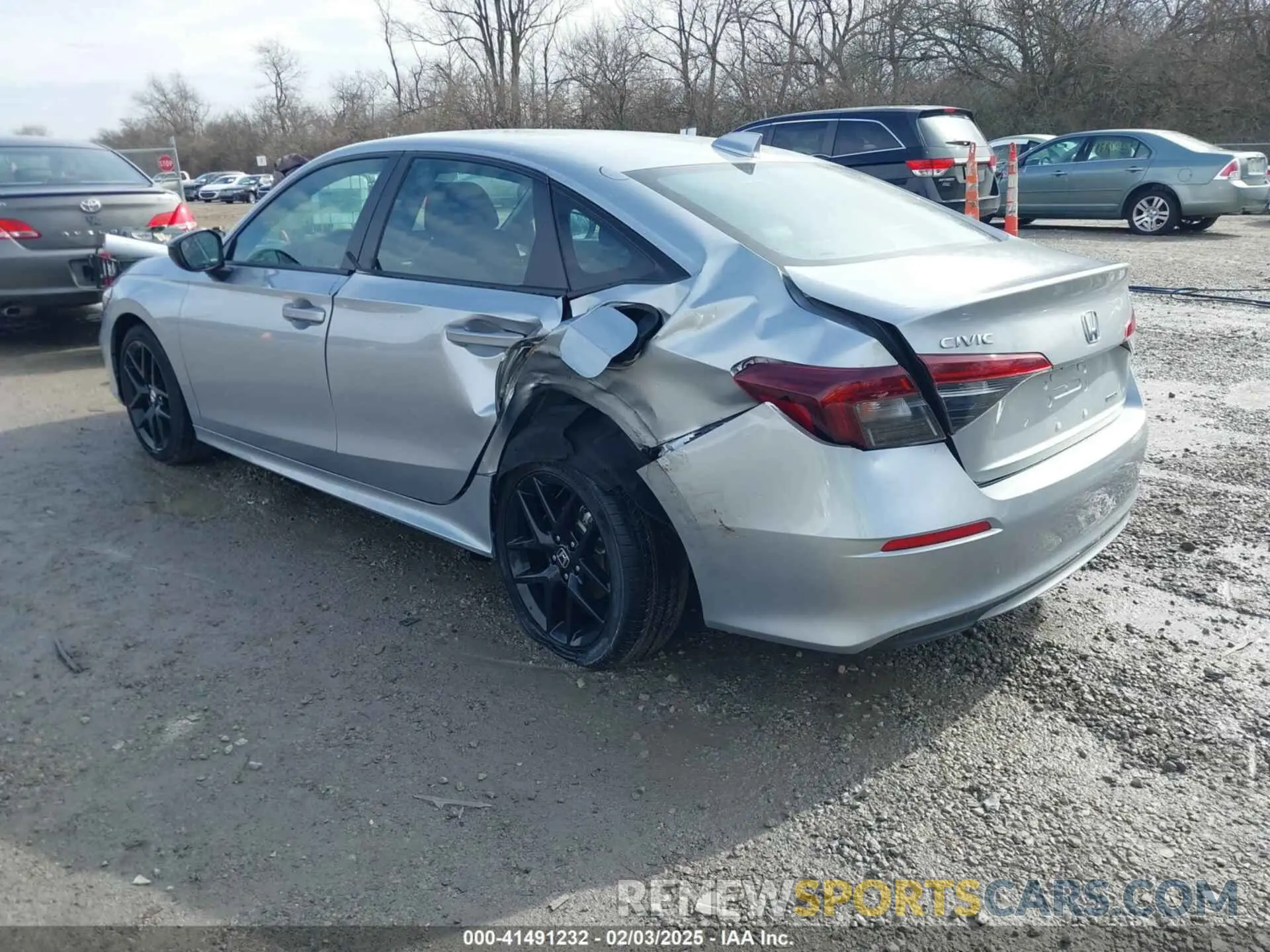 3 fotografías del automóvil dañado 2HGFE4F86SH312730 HONDA CIVIC  HYBRID 2025