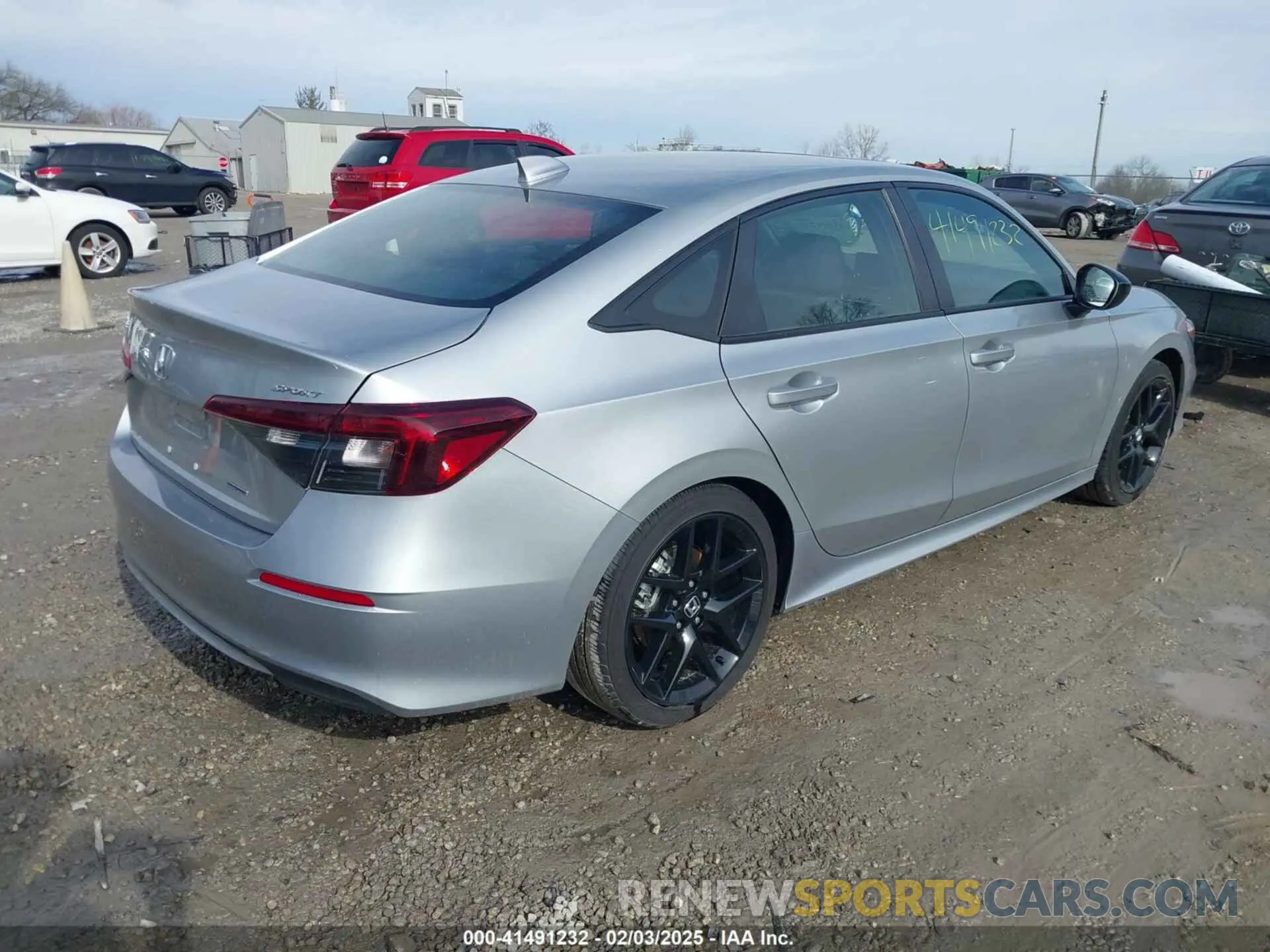 4 fotografías del automóvil dañado 2HGFE4F86SH312730 HONDA CIVIC  HYBRID 2025