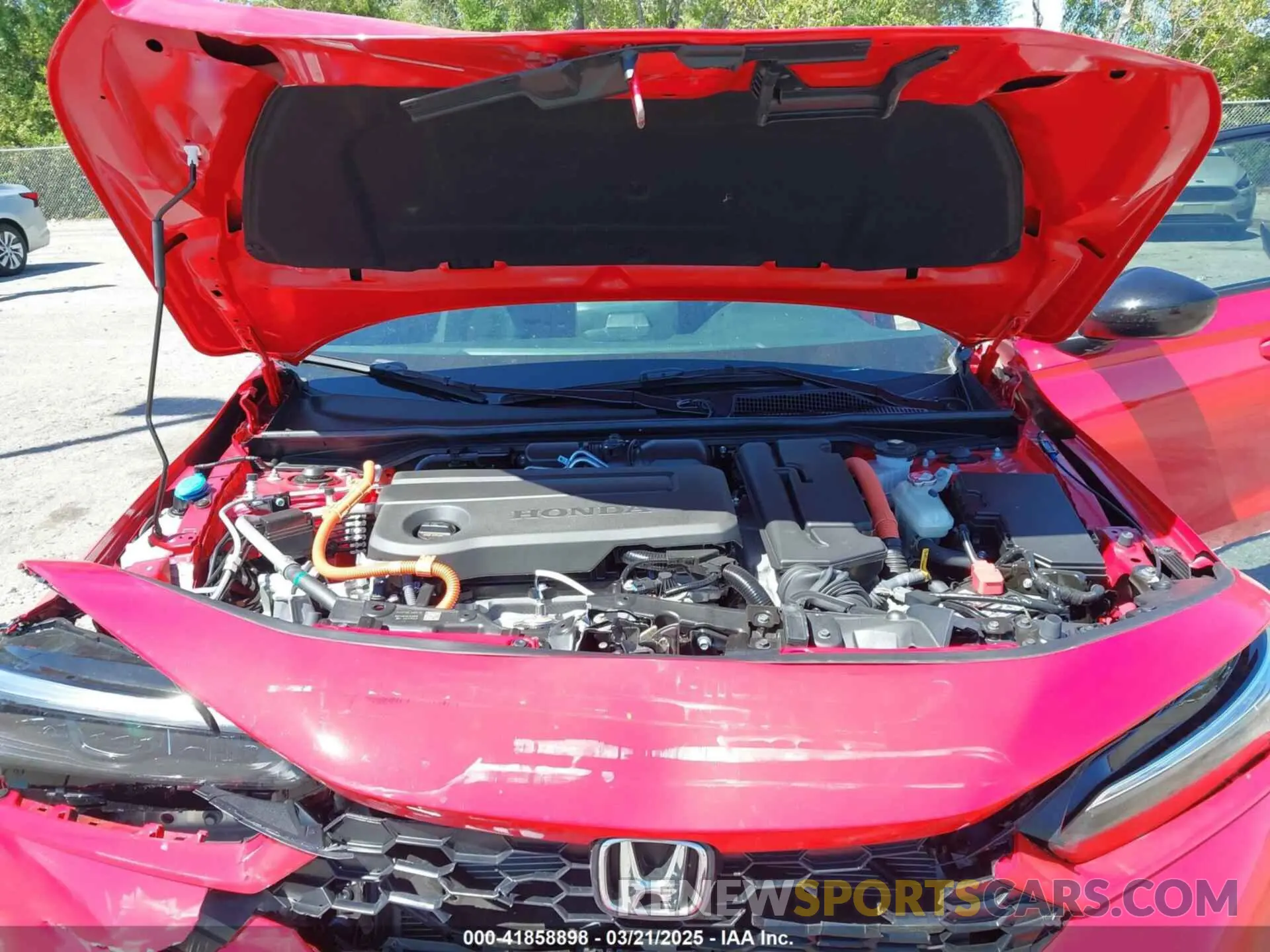 10 fotografías del automóvil dañado 2HGFE4F87SH305365 HONDA CIVIC  HYBRID 2025