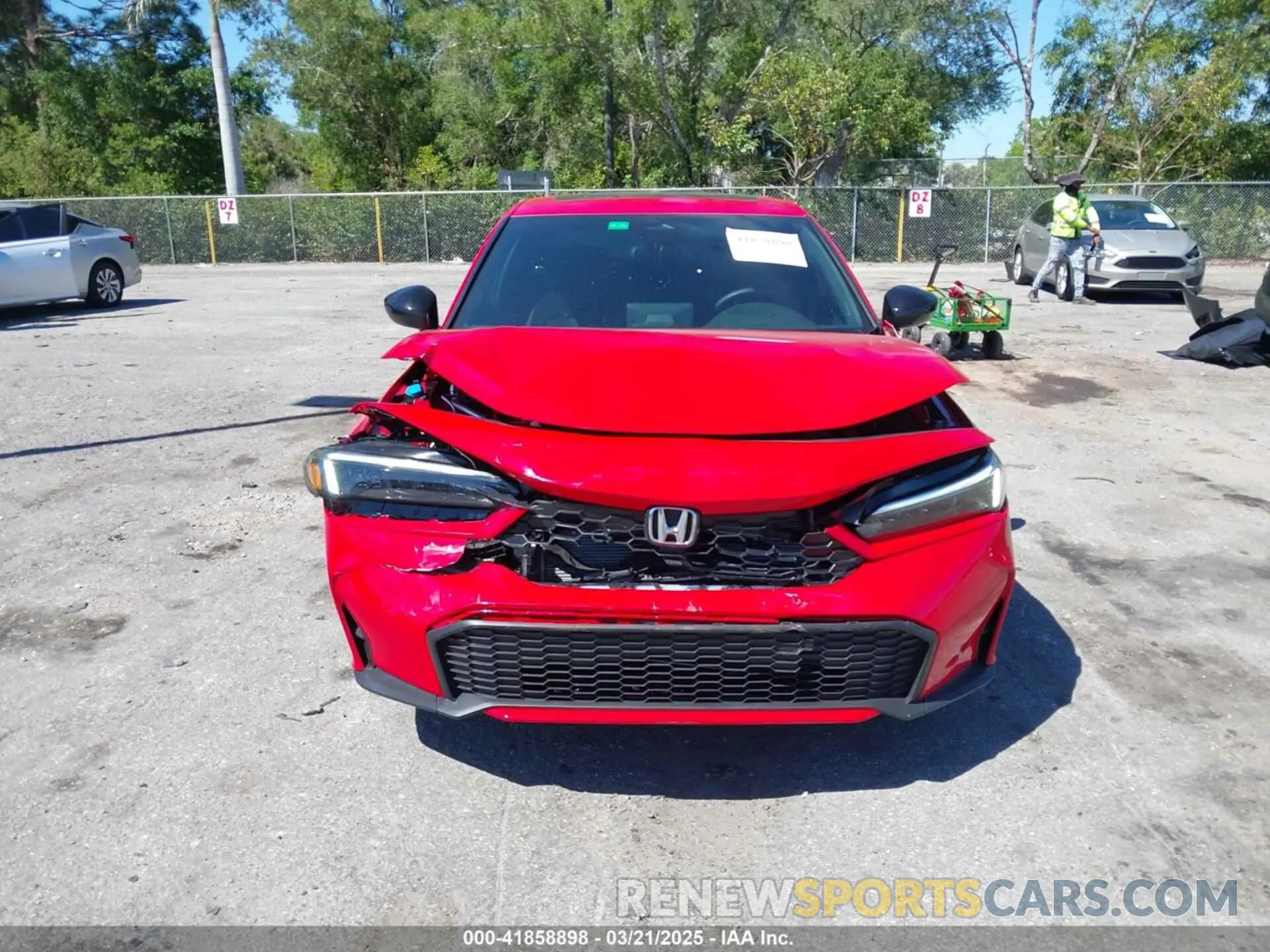 6 fotografías del automóvil dañado 2HGFE4F87SH305365 HONDA CIVIC  HYBRID 2025