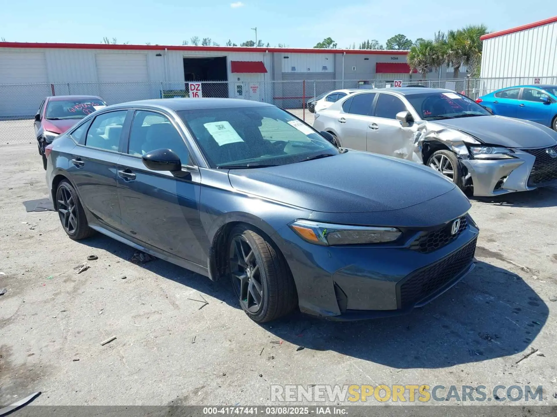 1 fotografías del automóvil dañado 2HGFE4F87SH329326 HONDA CIVIC  HYBRID 2025