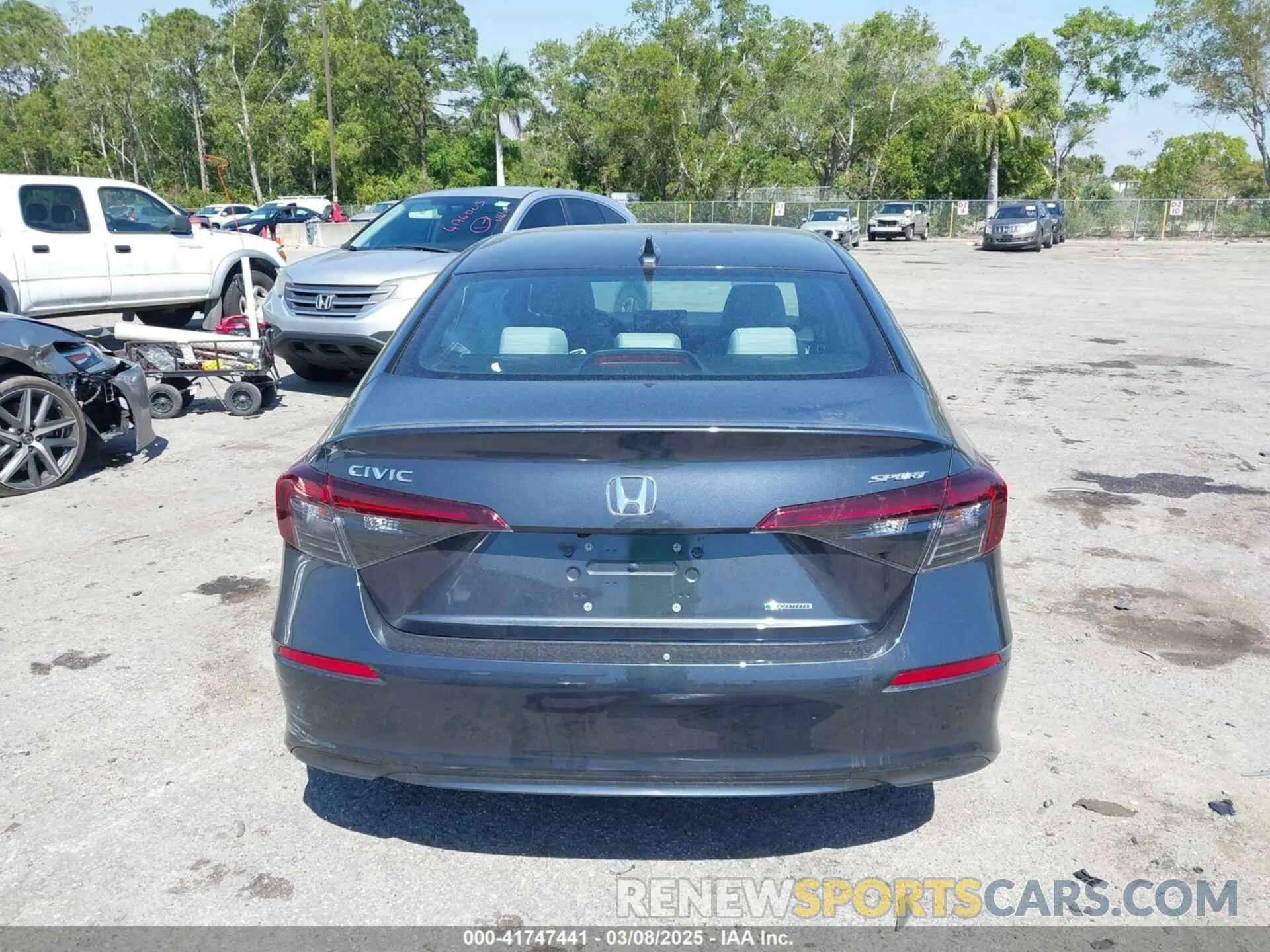 15 fotografías del automóvil dañado 2HGFE4F87SH329326 HONDA CIVIC  HYBRID 2025