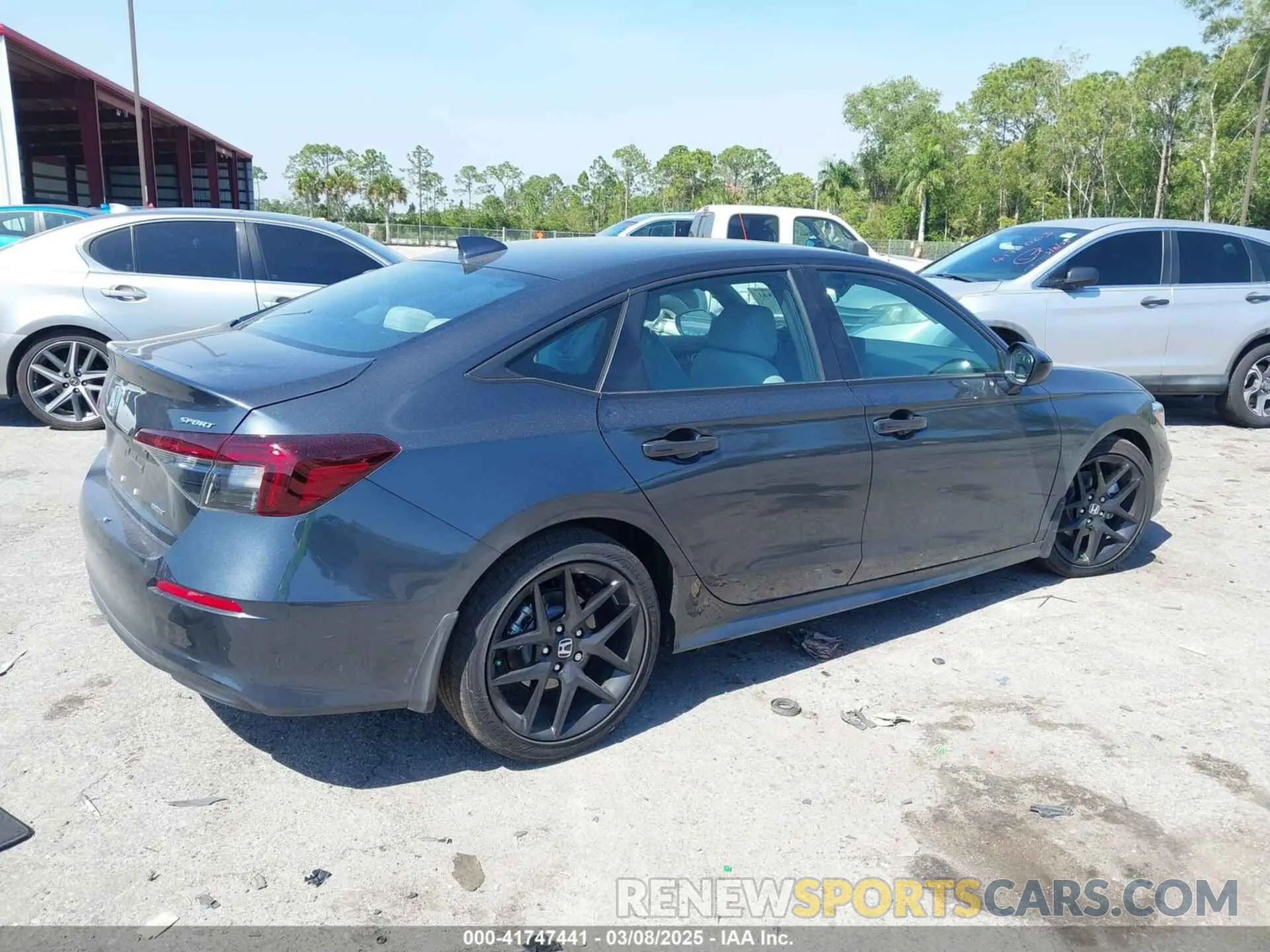 4 fotografías del automóvil dañado 2HGFE4F87SH329326 HONDA CIVIC  HYBRID 2025