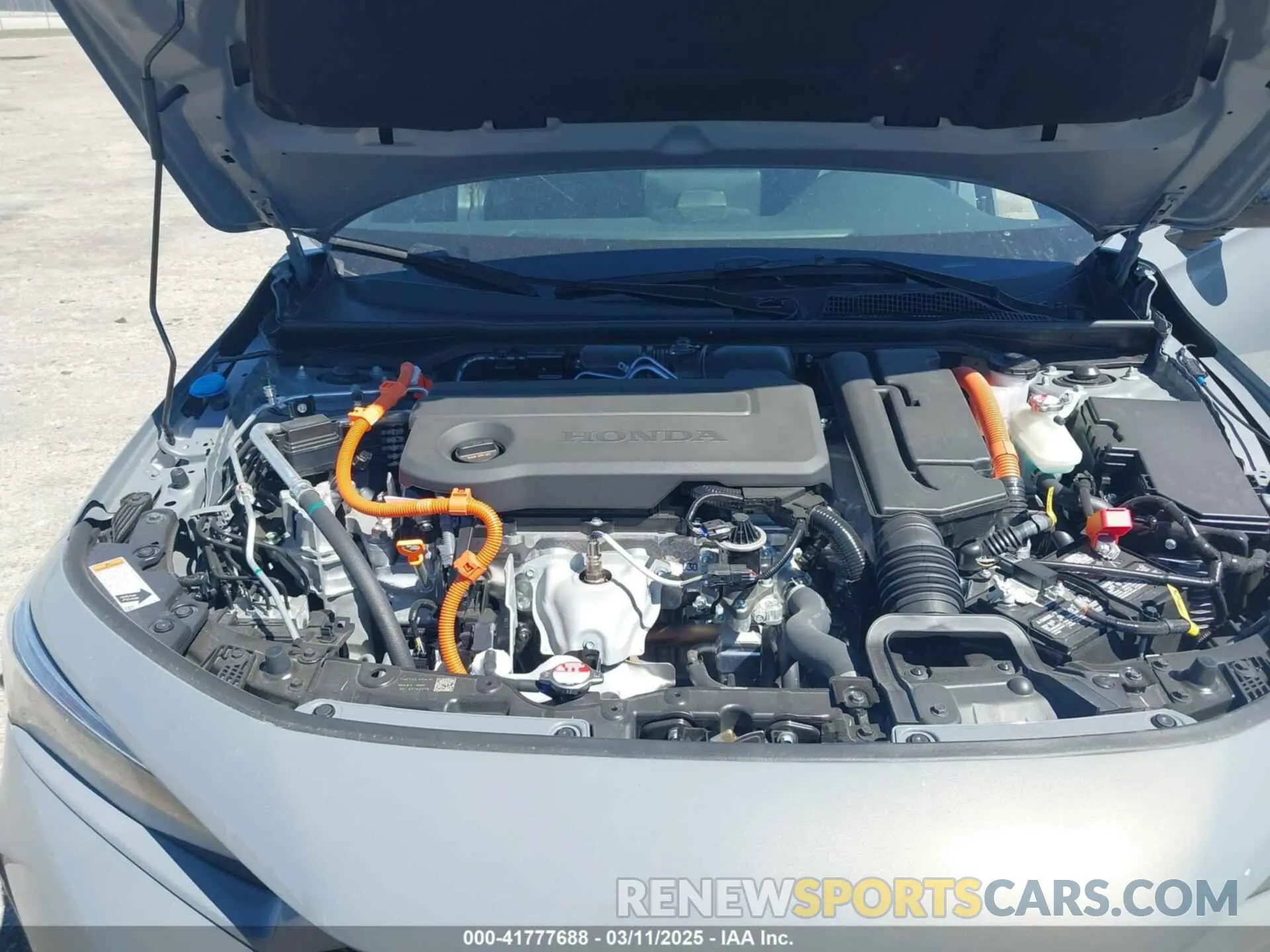 10 fotografías del automóvil dañado 2HGFE4F88SH323759 HONDA CIVIC  HYBRID 2025