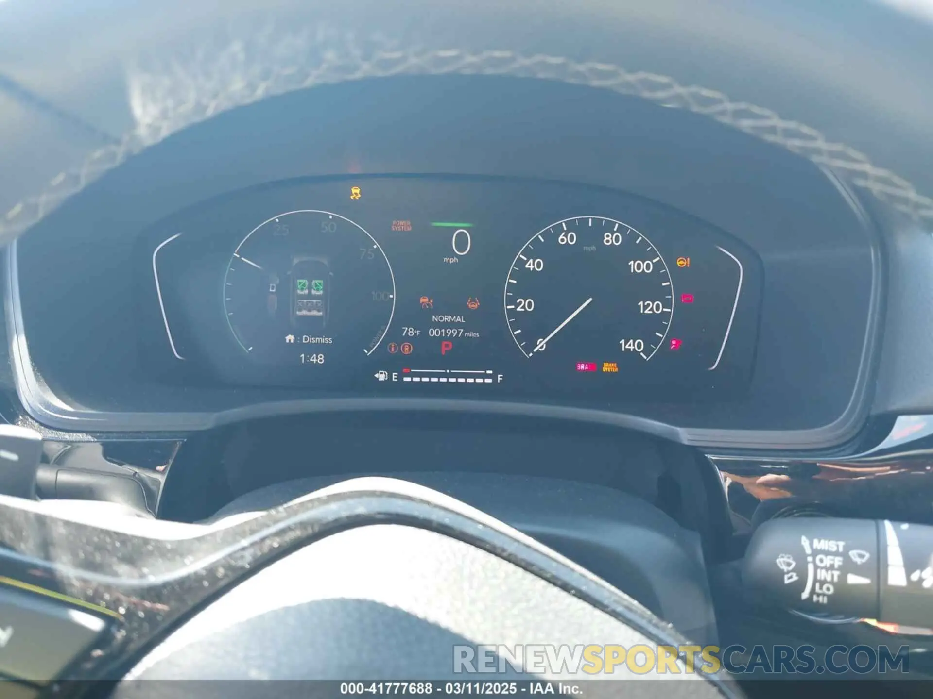 7 fotografías del automóvil dañado 2HGFE4F88SH323759 HONDA CIVIC  HYBRID 2025
