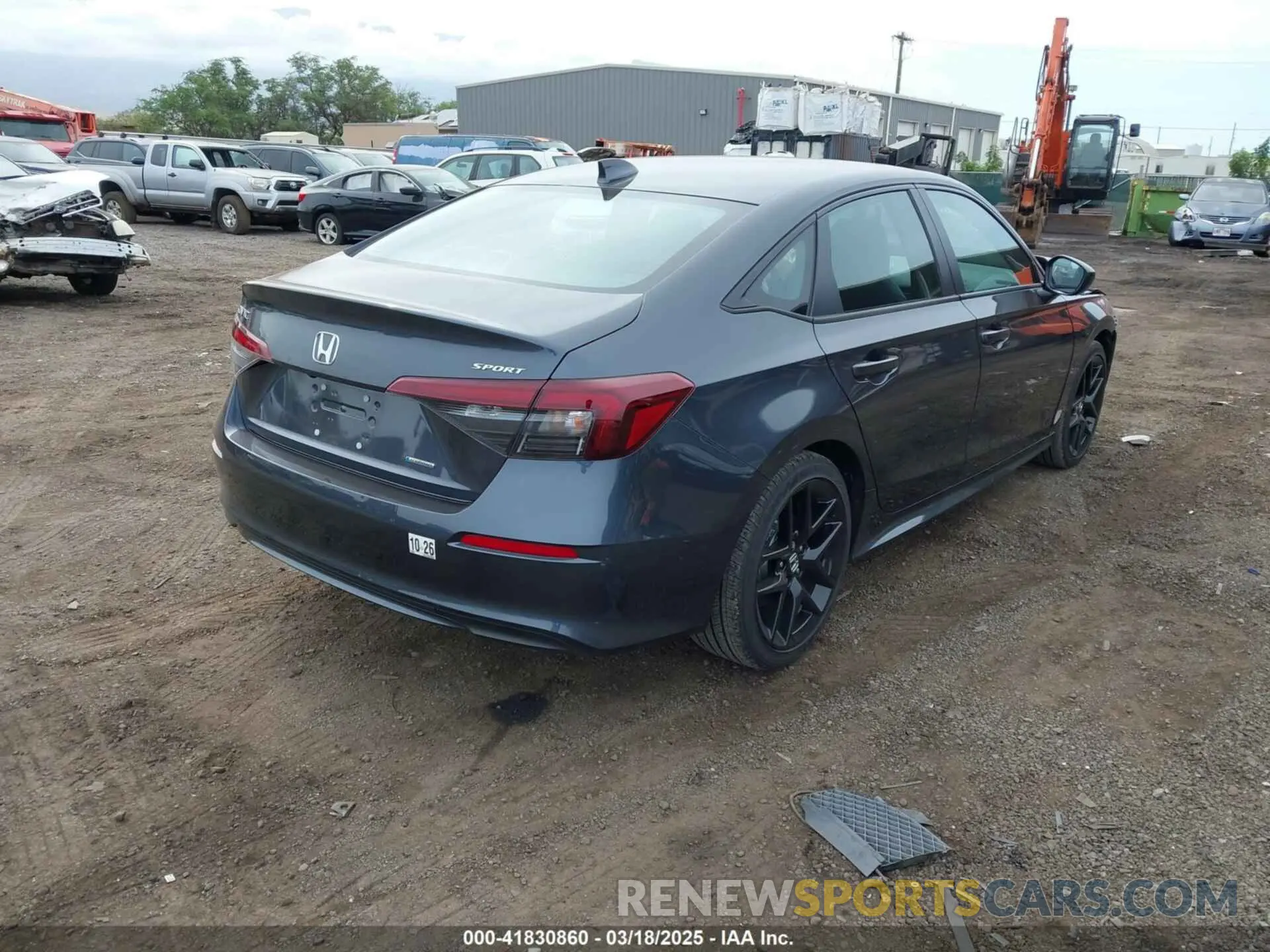 4 fotografías del automóvil dañado 2HGFE4F89SH306033 HONDA CIVIC  HYBRID 2025