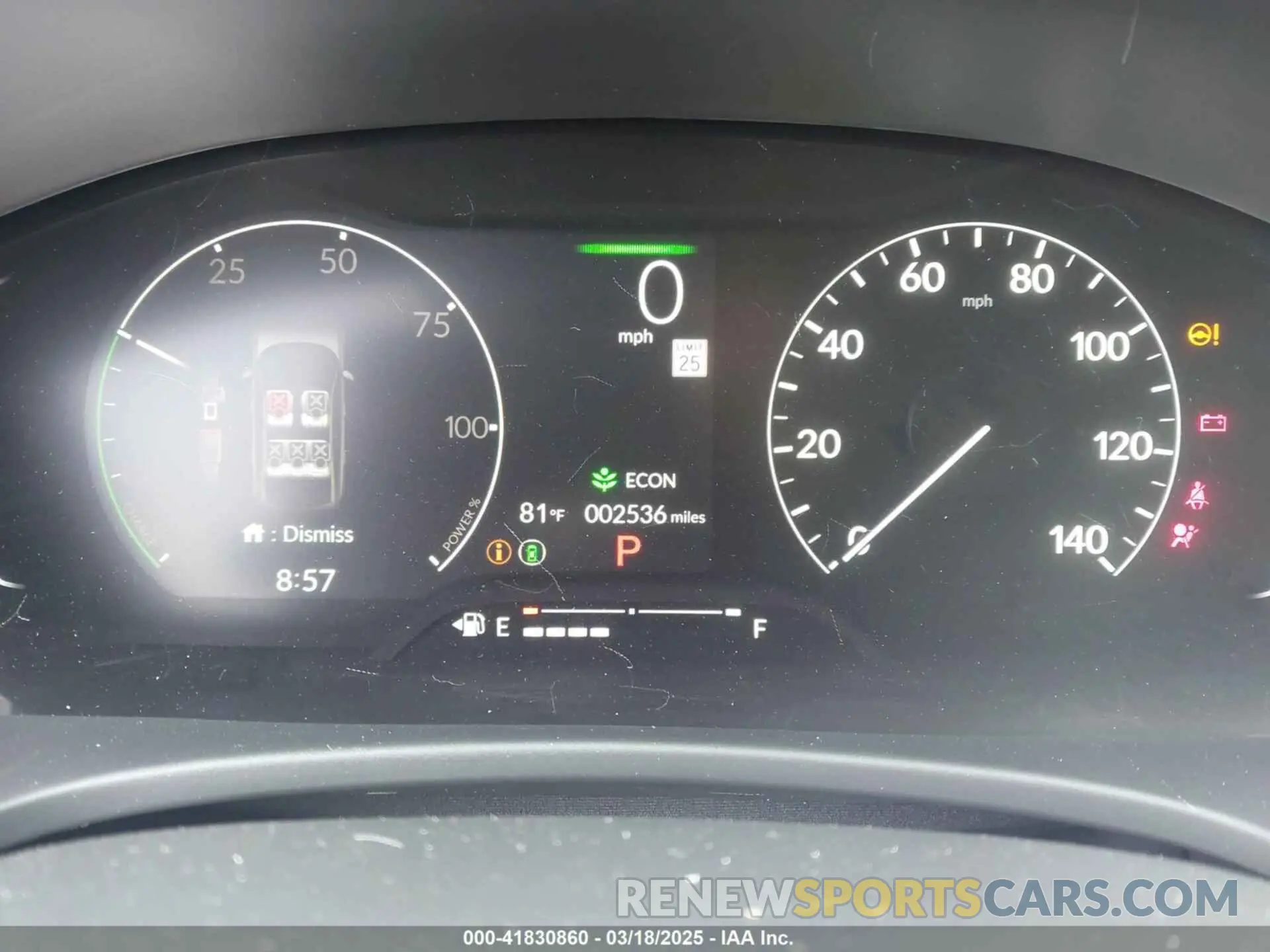7 fotografías del automóvil dañado 2HGFE4F89SH306033 HONDA CIVIC  HYBRID 2025