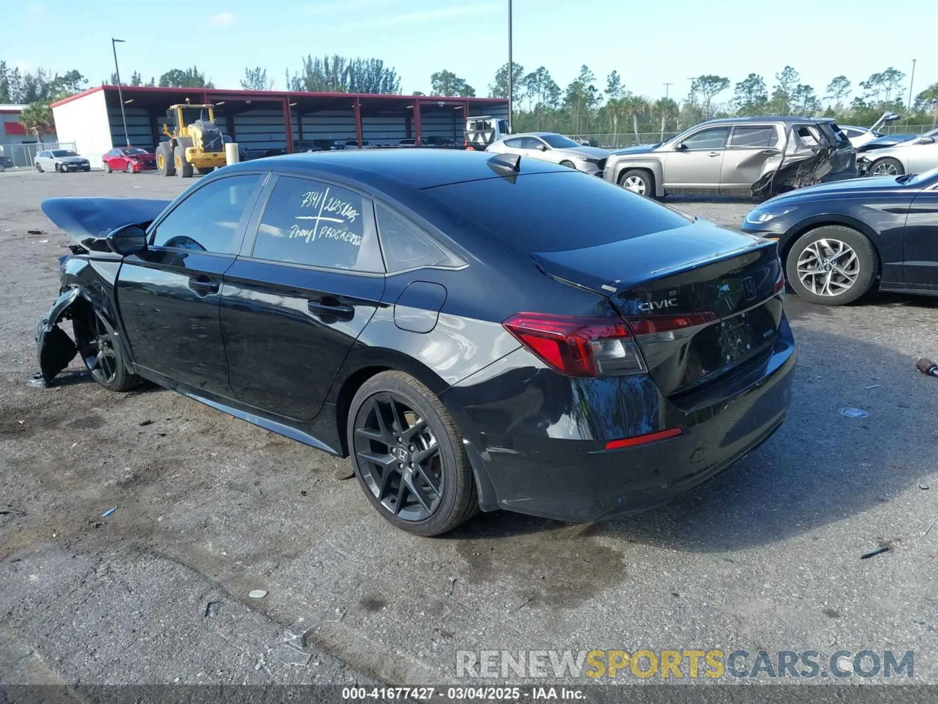 3 fotografías del automóvil dañado 2HGFE4F89SH310454 HONDA CIVIC  HYBRID 2025