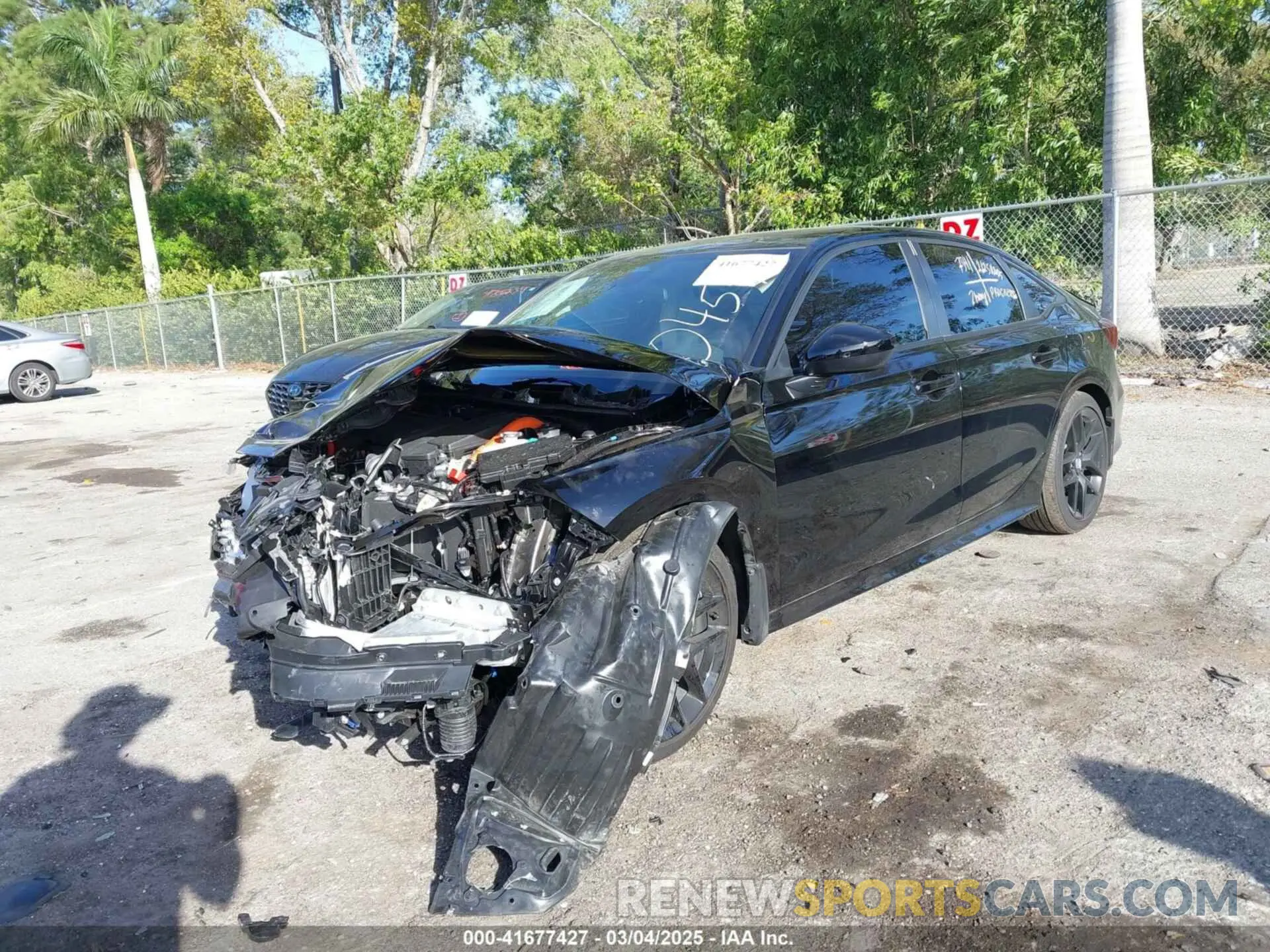 6 fotografías del automóvil dañado 2HGFE4F89SH310454 HONDA CIVIC  HYBRID 2025