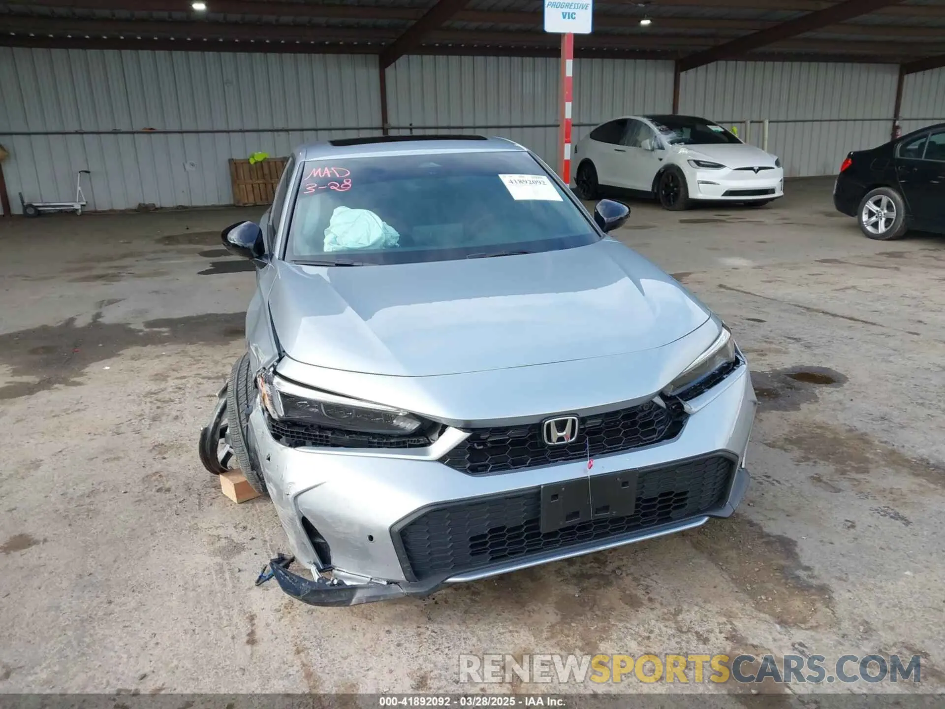 6 fotografías del automóvil dañado 2HGFE4F89SH317825 HONDA CIVIC  HYBRID 2025