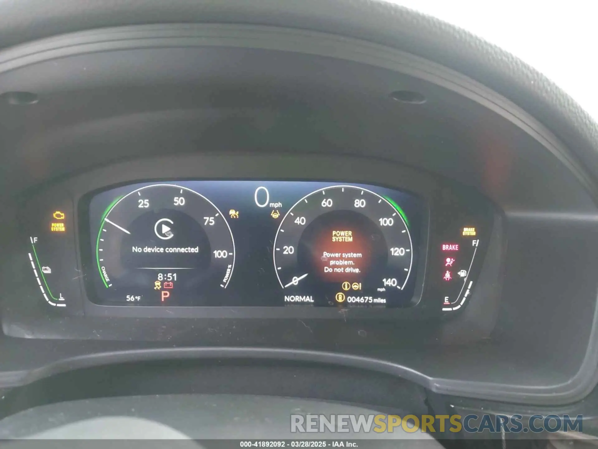 7 fotografías del automóvil dañado 2HGFE4F89SH317825 HONDA CIVIC  HYBRID 2025
