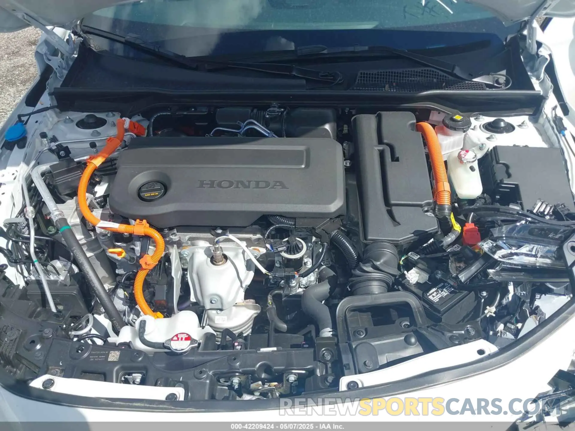 10 fotografías del automóvil dañado 2HGFE4F89SH323625 HONDA CIVIC HYBRID 2025