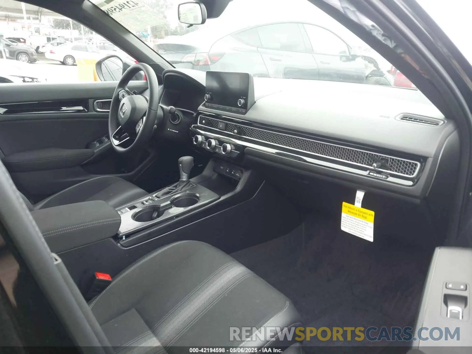 5 fotografías del automóvil dañado 2HGFE4F89SH326072 HONDA CIVIC  HYBRID 2025