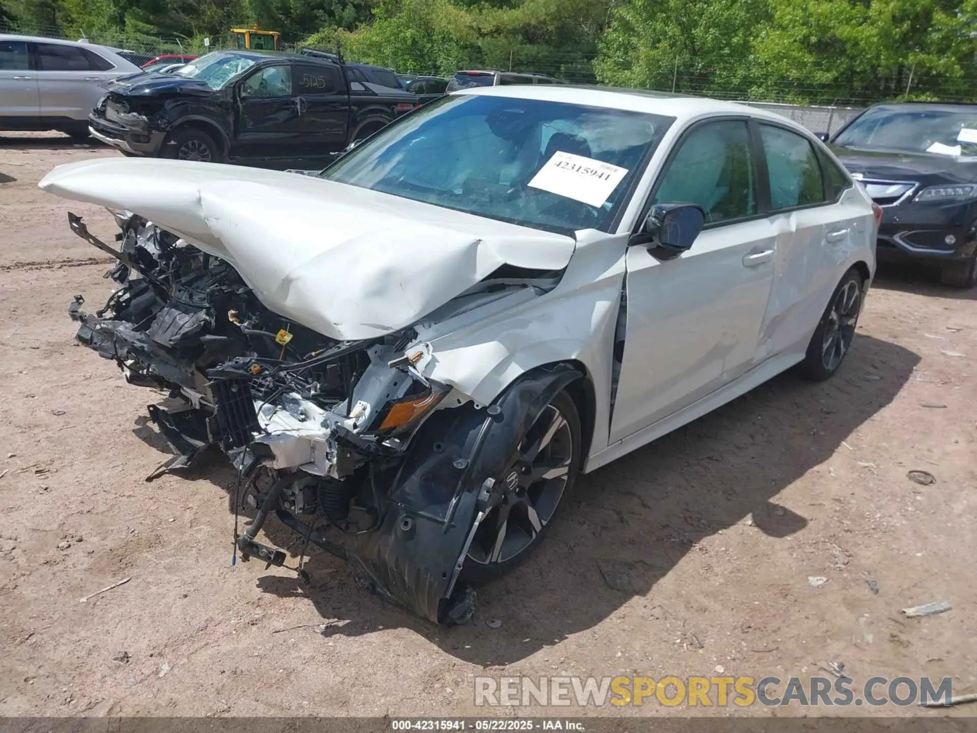 2 fotografías del automóvil dañado 2HGFE4F89SH330719 HONDA CIVIC HYBRID 2025