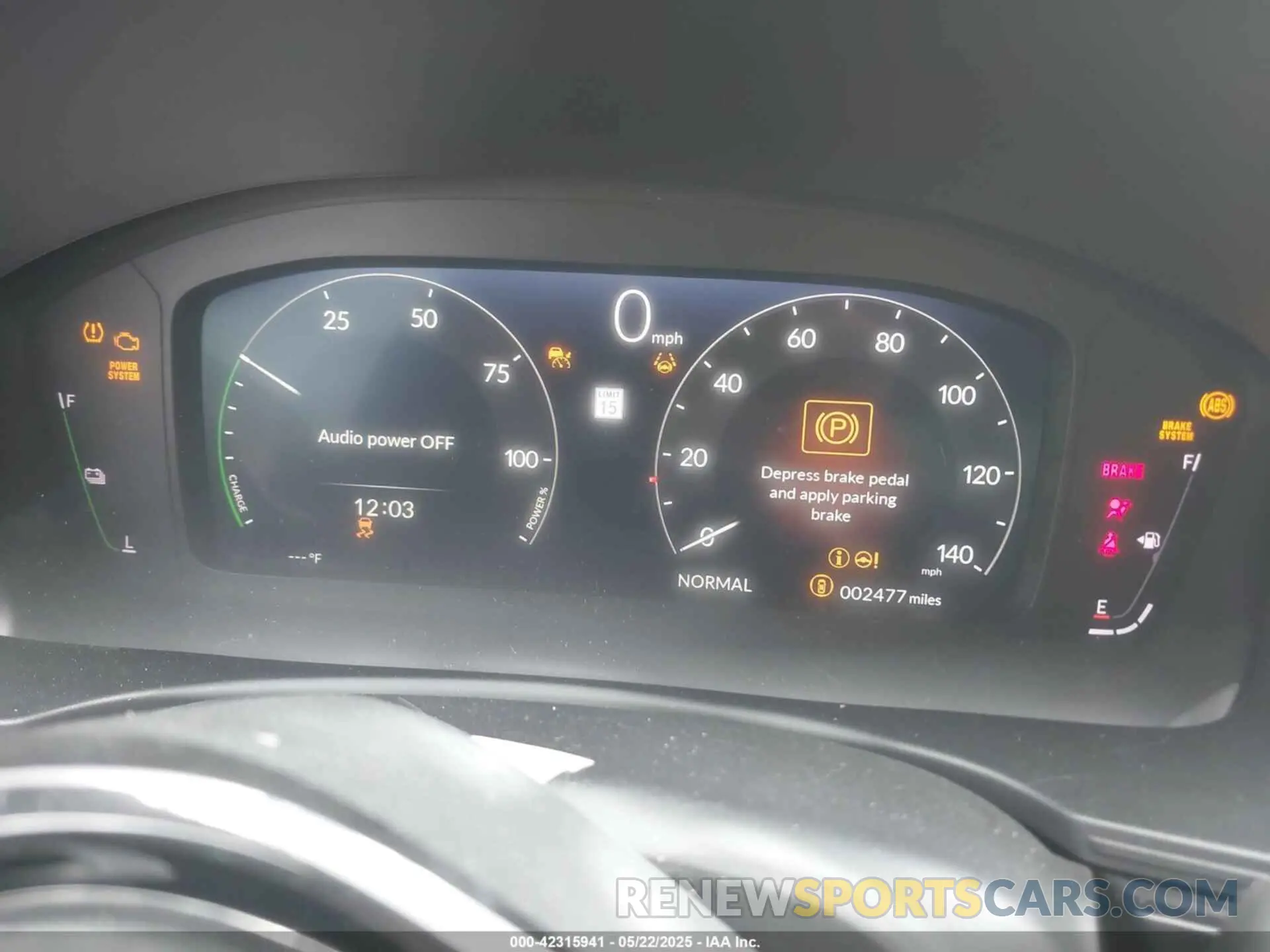 7 fotografías del automóvil dañado 2HGFE4F89SH330719 HONDA CIVIC HYBRID 2025