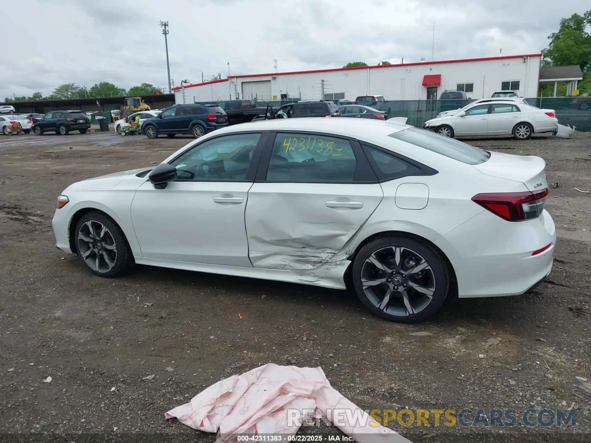 14 fotografías del automóvil dañado 2HGFE4F8XSH301231 HONDA CIVIC HYBRID 2025