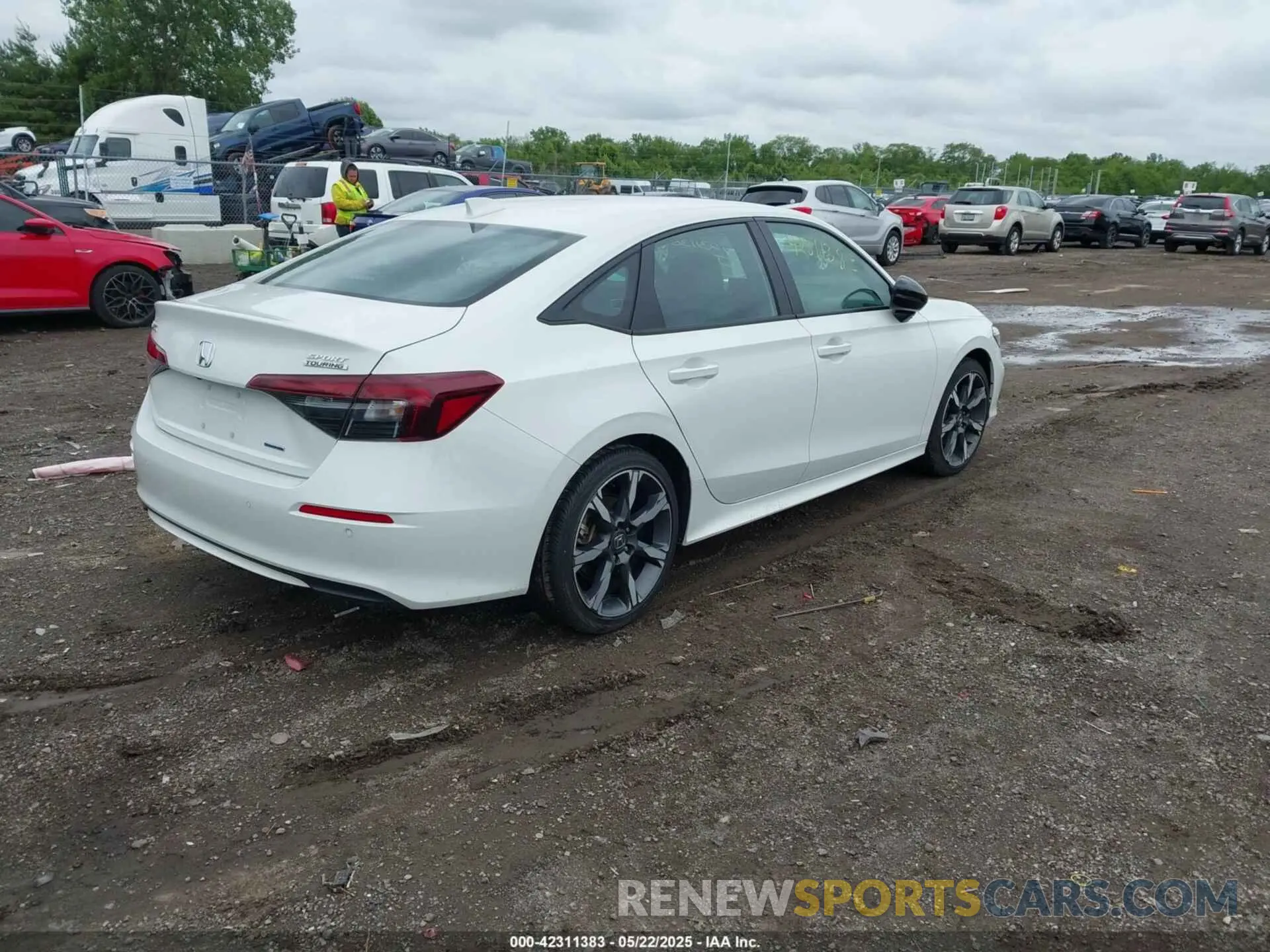 4 fotografías del automóvil dañado 2HGFE4F8XSH301231 HONDA CIVIC HYBRID 2025