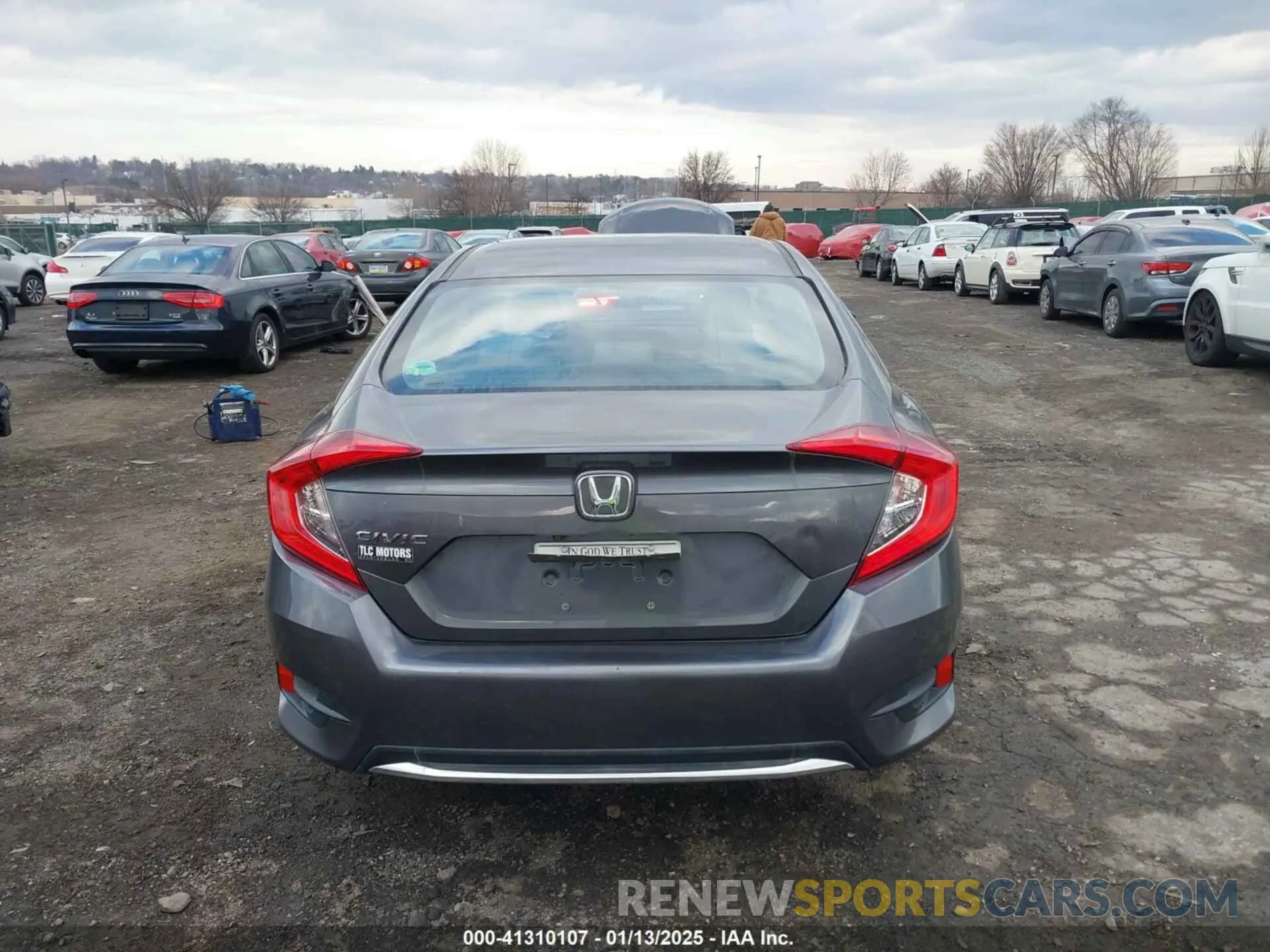 15 fotografías del automóvil dañado 2HGFC2F63LH543417 HONDA CIVIC SEDAN 2020