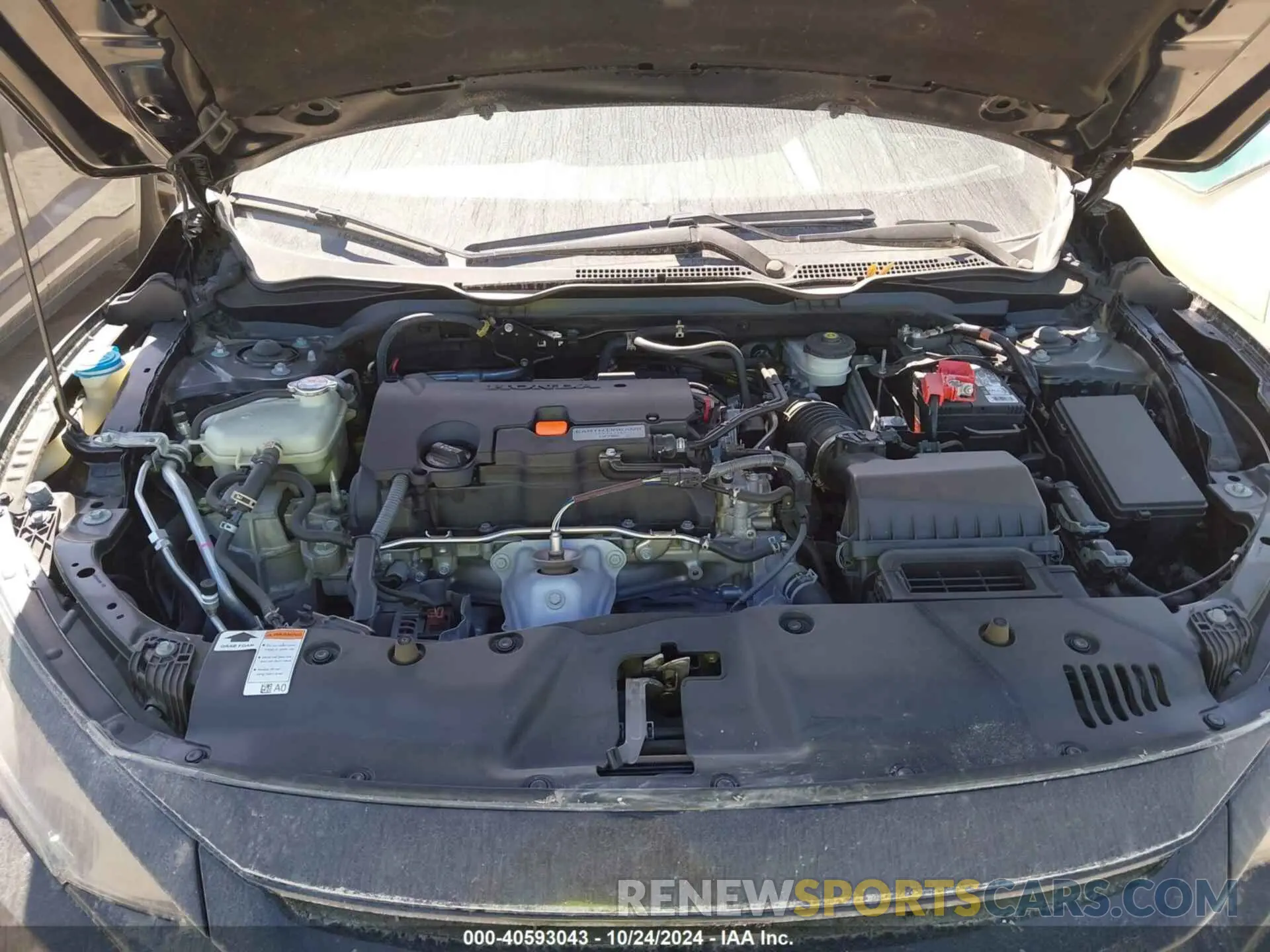 10 fotografías del automóvil dañado 2HGFC2F84MH527942 HONDA CIVIC SEDAN 2021