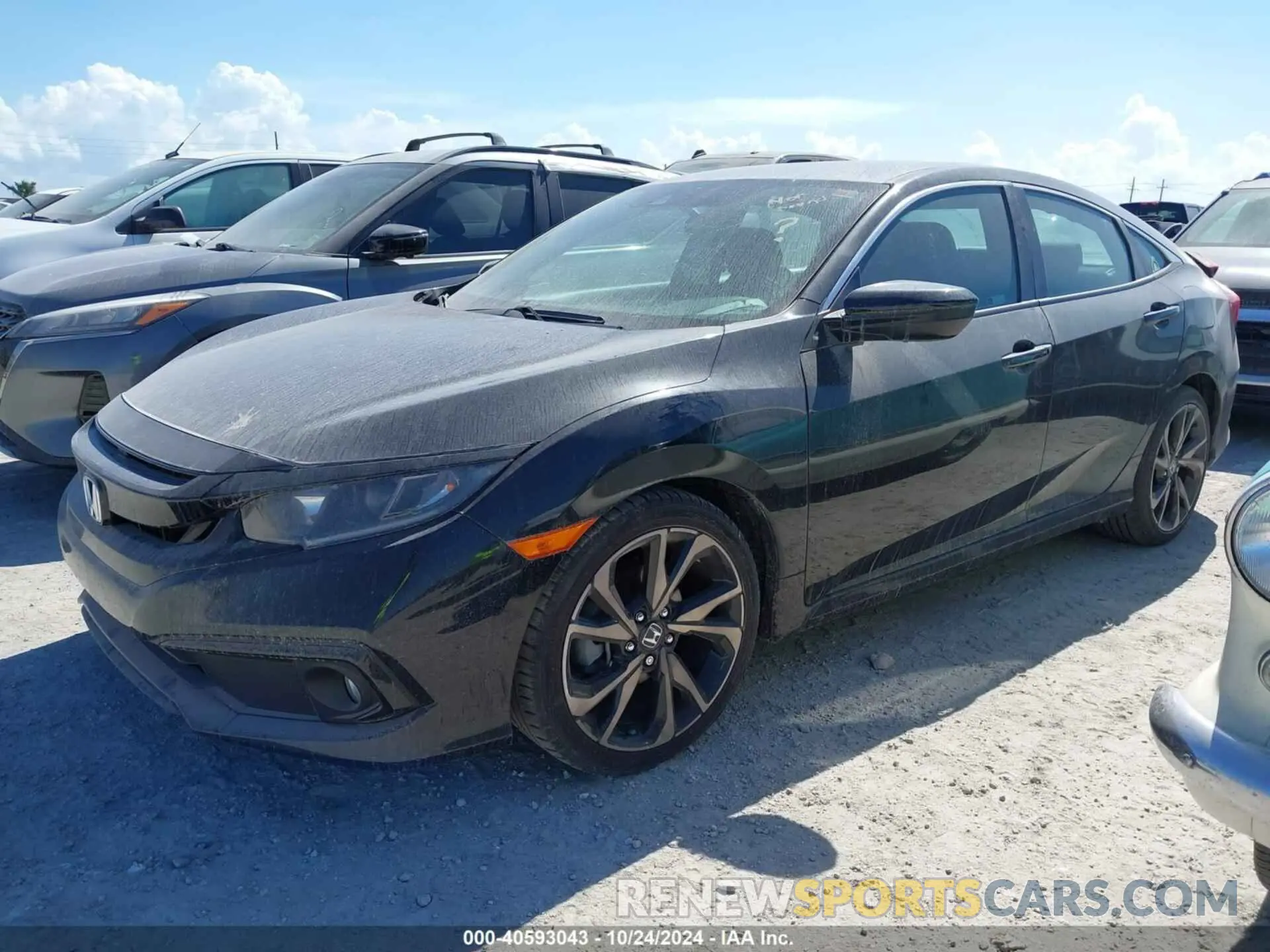 2 fotografías del automóvil dañado 2HGFC2F84MH527942 HONDA CIVIC SEDAN 2021