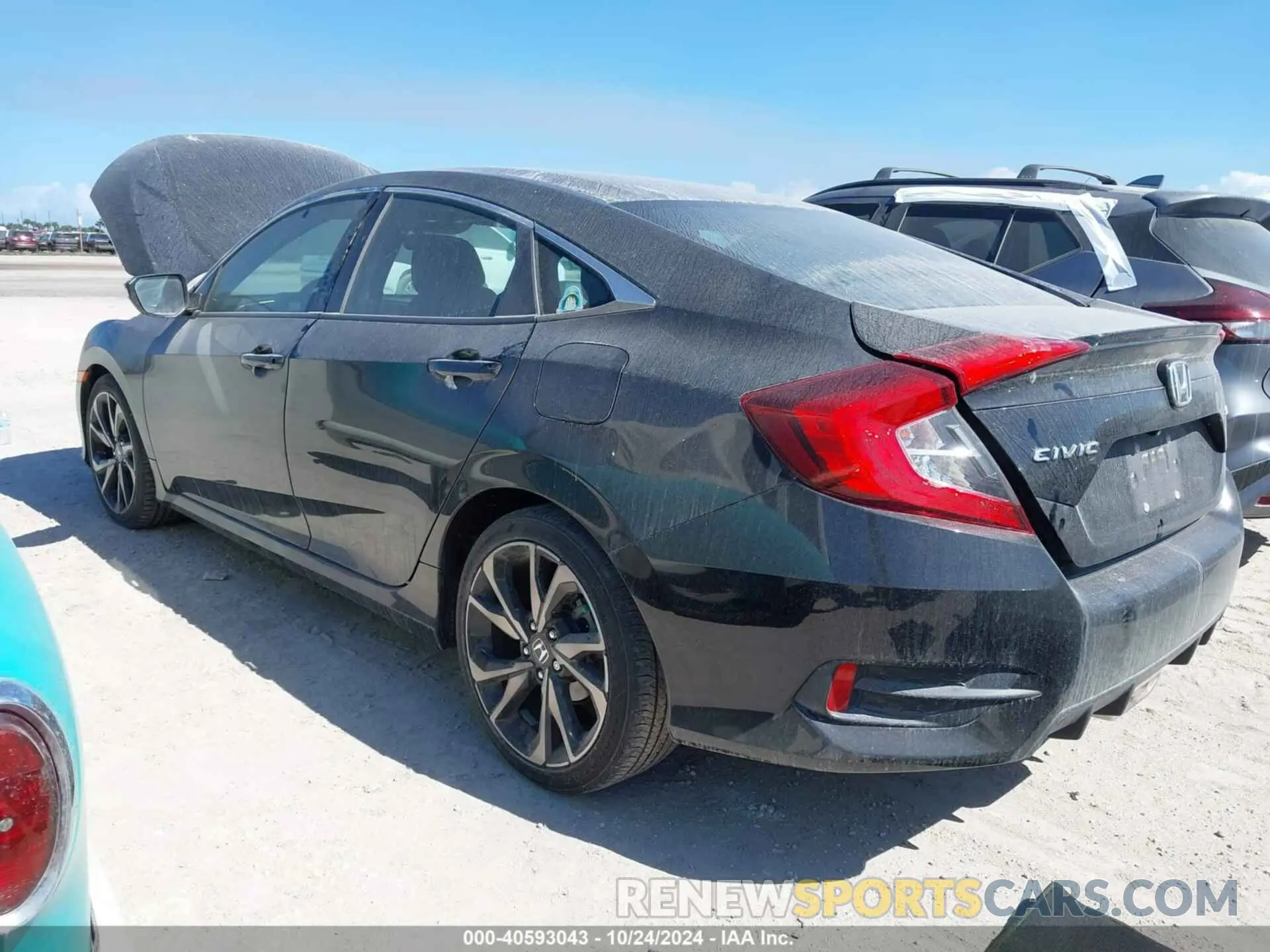 3 fotografías del automóvil dañado 2HGFC2F84MH527942 HONDA CIVIC SEDAN 2021