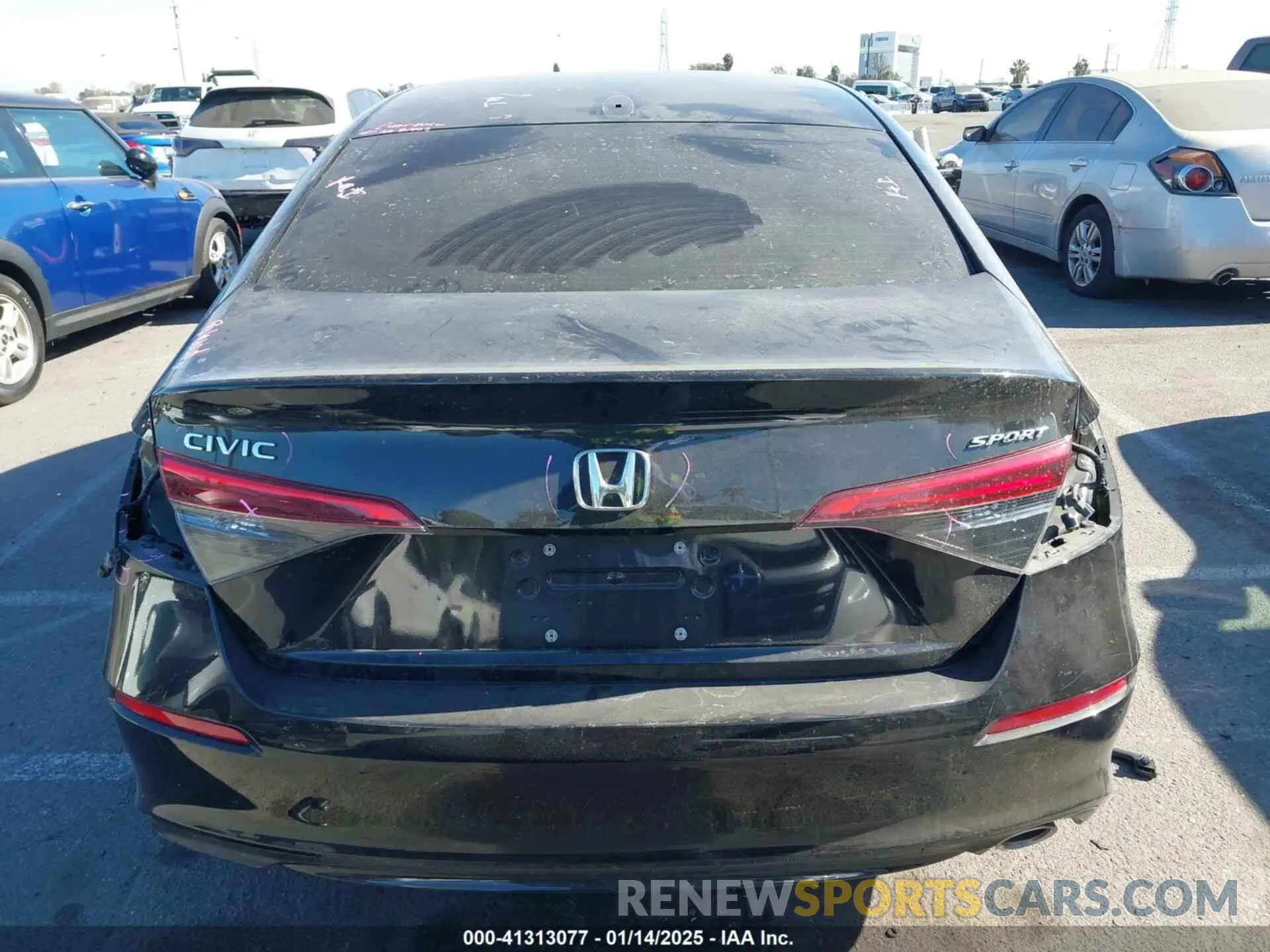 17 fotografías del automóvil dañado 2HGFE2F54NH529126 HONDA CIVIC SEDAN 2022