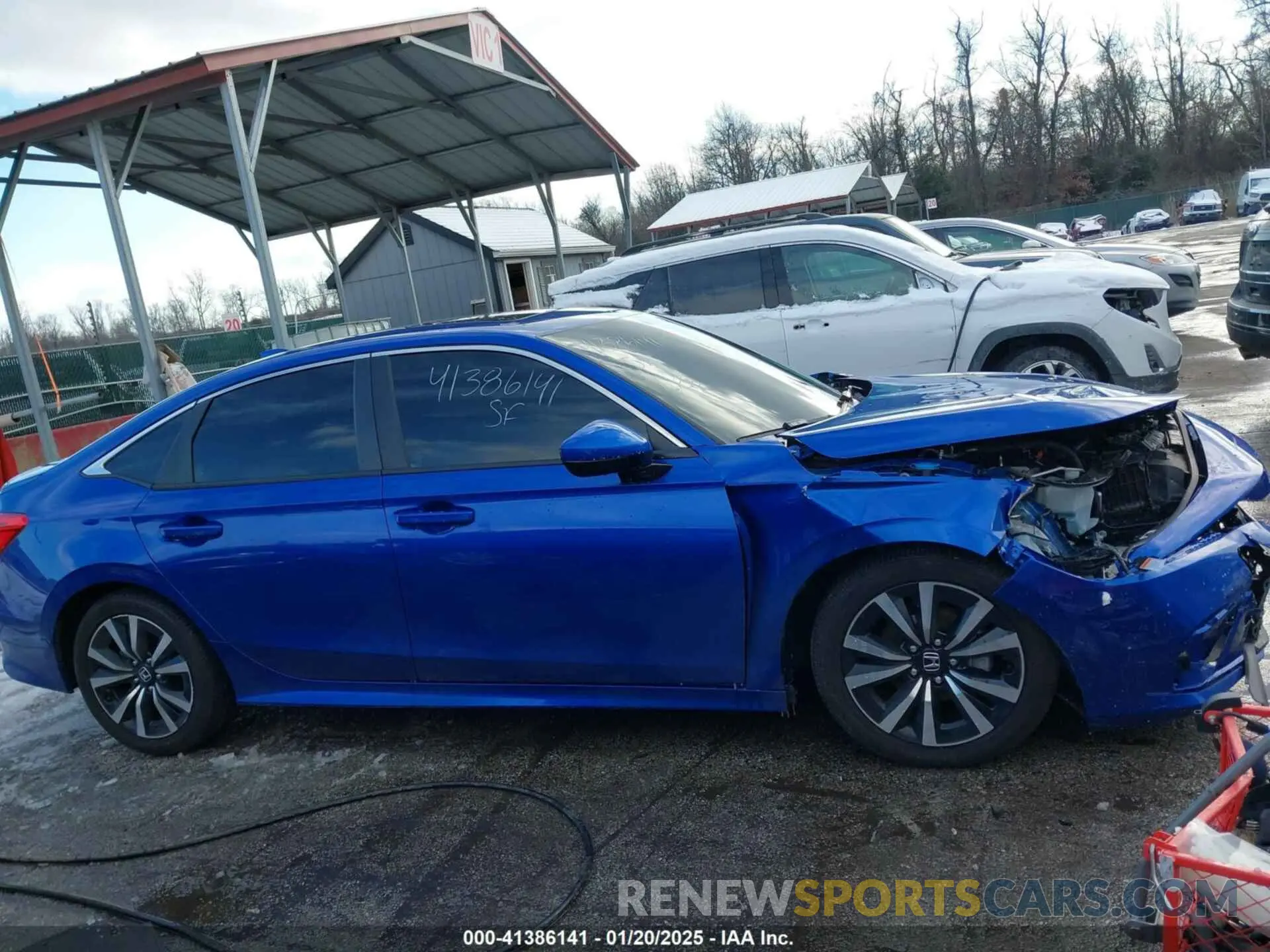 14 fotografías del automóvil dañado 2HGFE1F7XRH303660 HONDA CIVIC SEDAN 2024