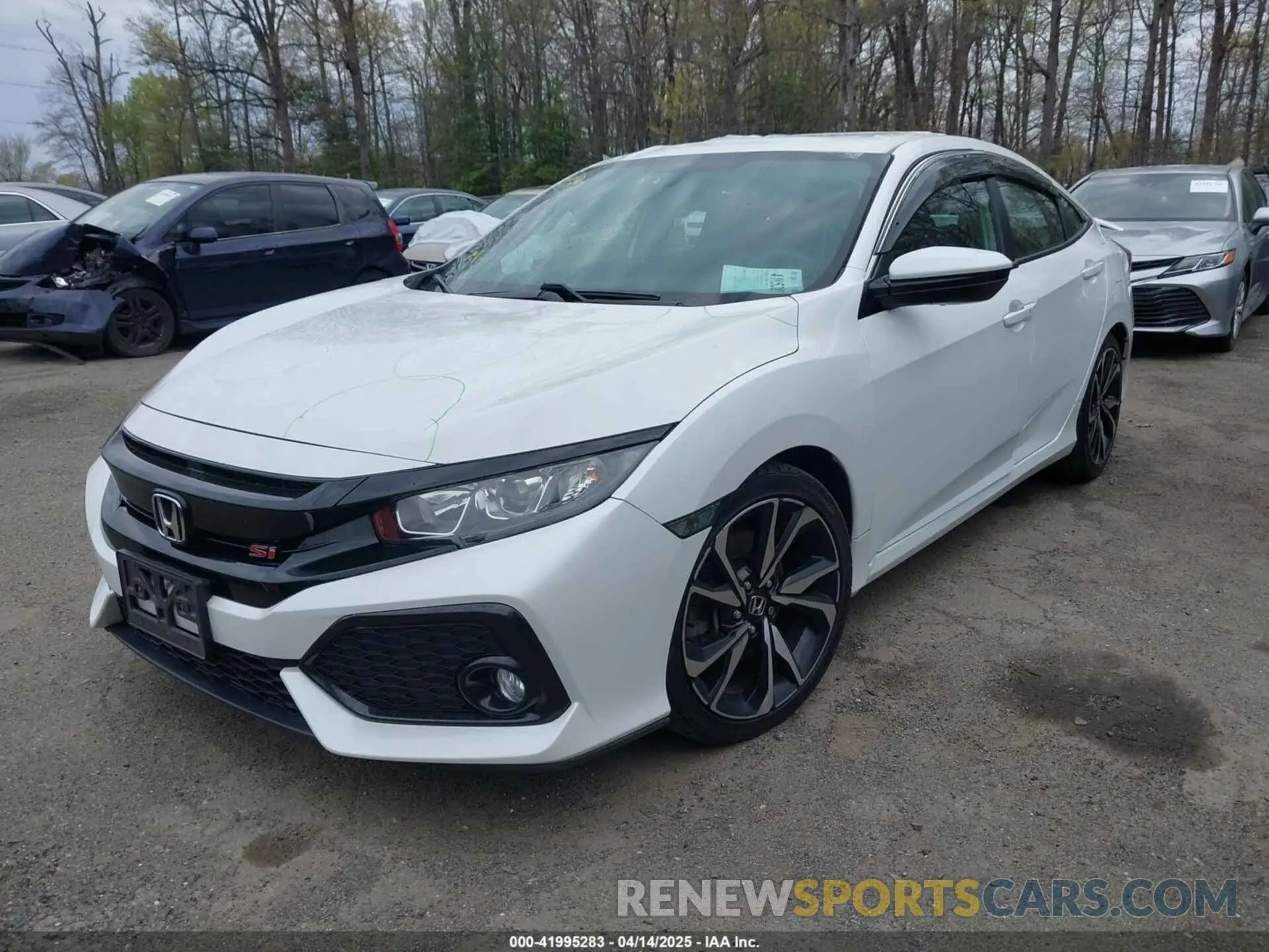 2 fotografías del automóvil dañado 2HGFC1E50KH706204 HONDA CIVIC SI 2019