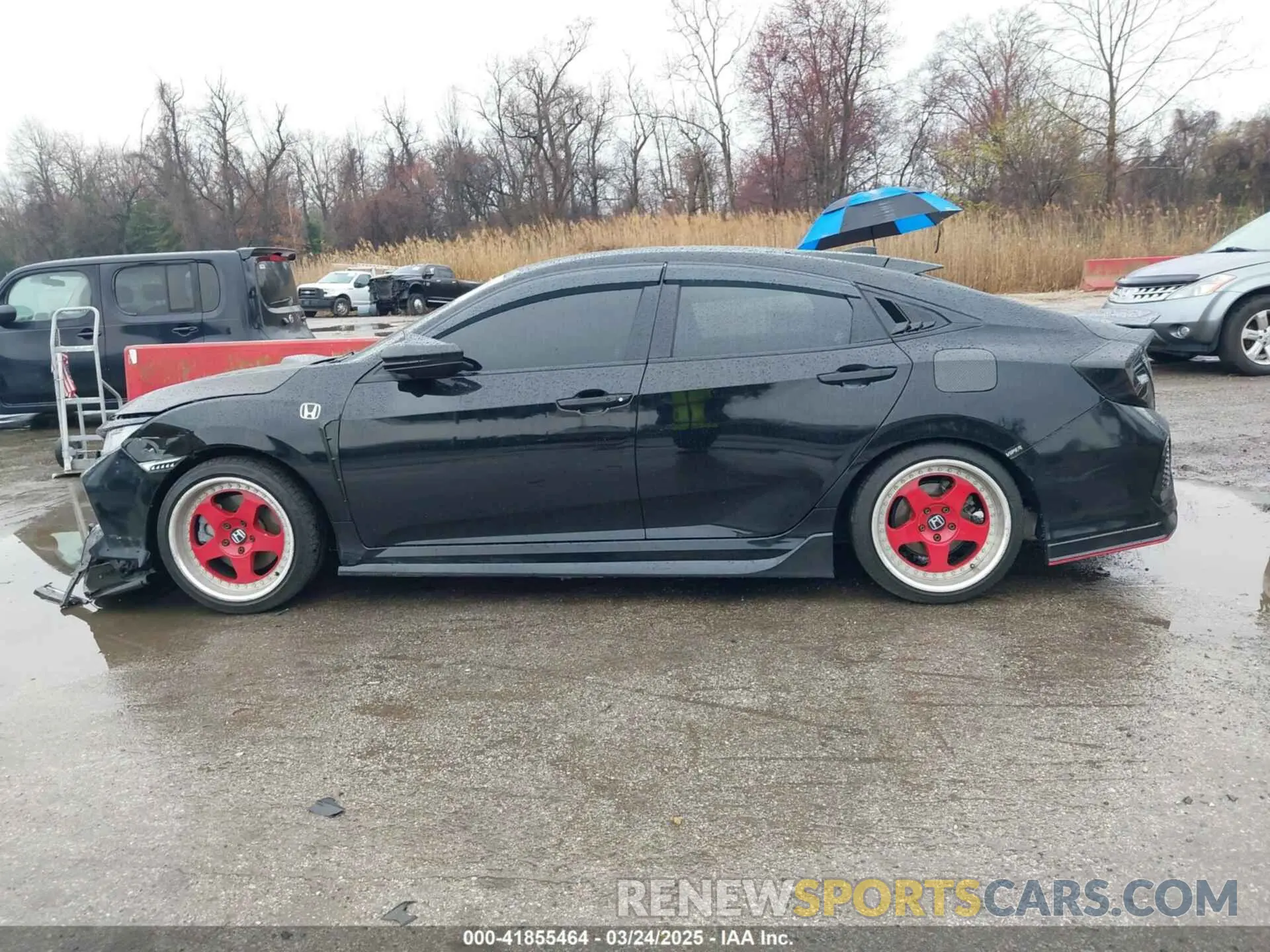 14 fotografías del automóvil dañado 2HGFC1E51KH704185 HONDA CIVIC SI 2019