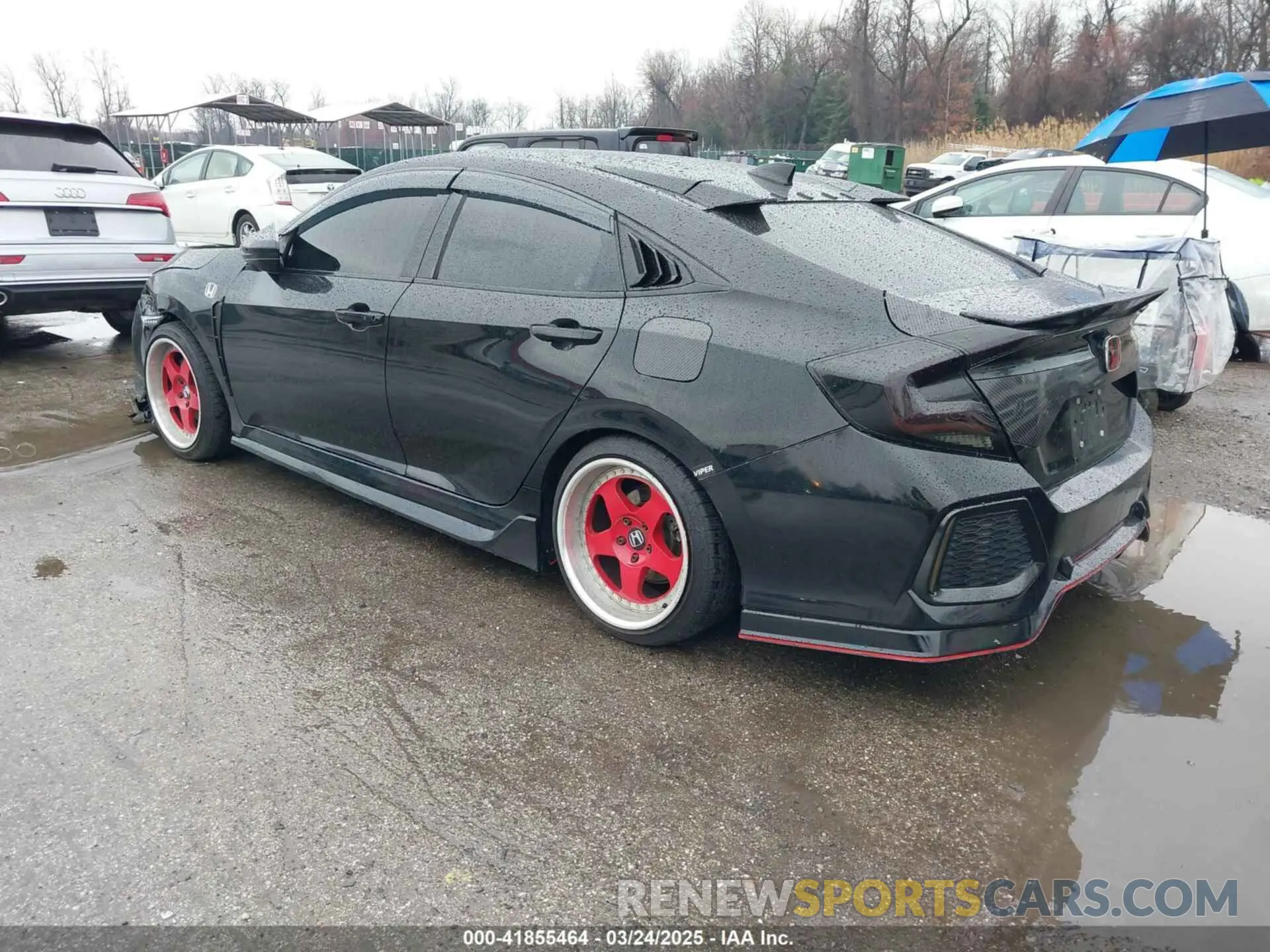 3 fotografías del automóvil dañado 2HGFC1E51KH704185 HONDA CIVIC SI 2019