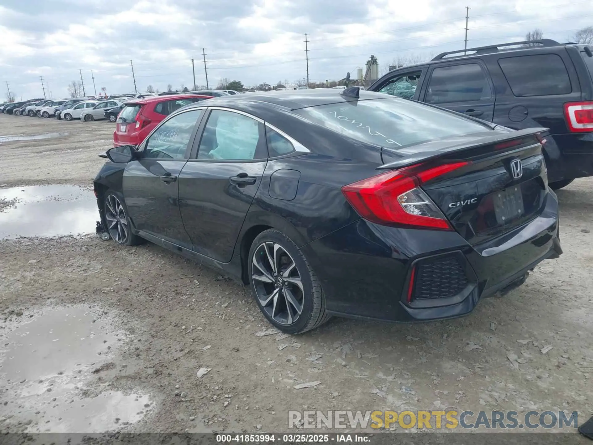 3 fotografías del automóvil dañado 2HGFC1E55KH703749 HONDA CIVIC SI 2019