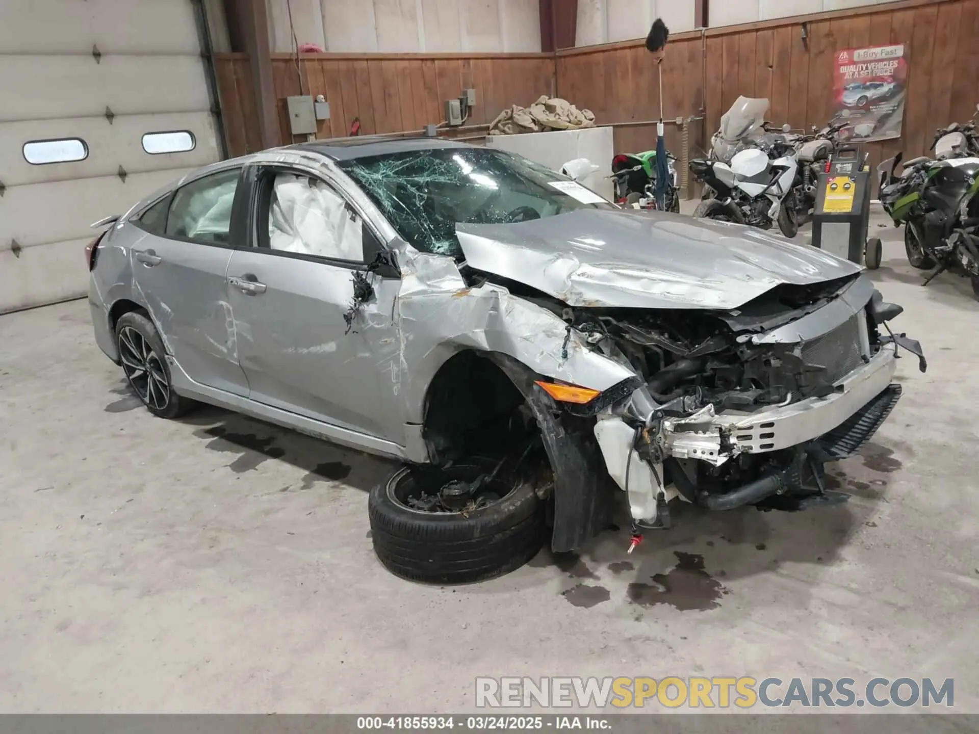 1 fotografías del automóvil dañado 2HGFC1E55KH707008 HONDA CIVIC SI 2019