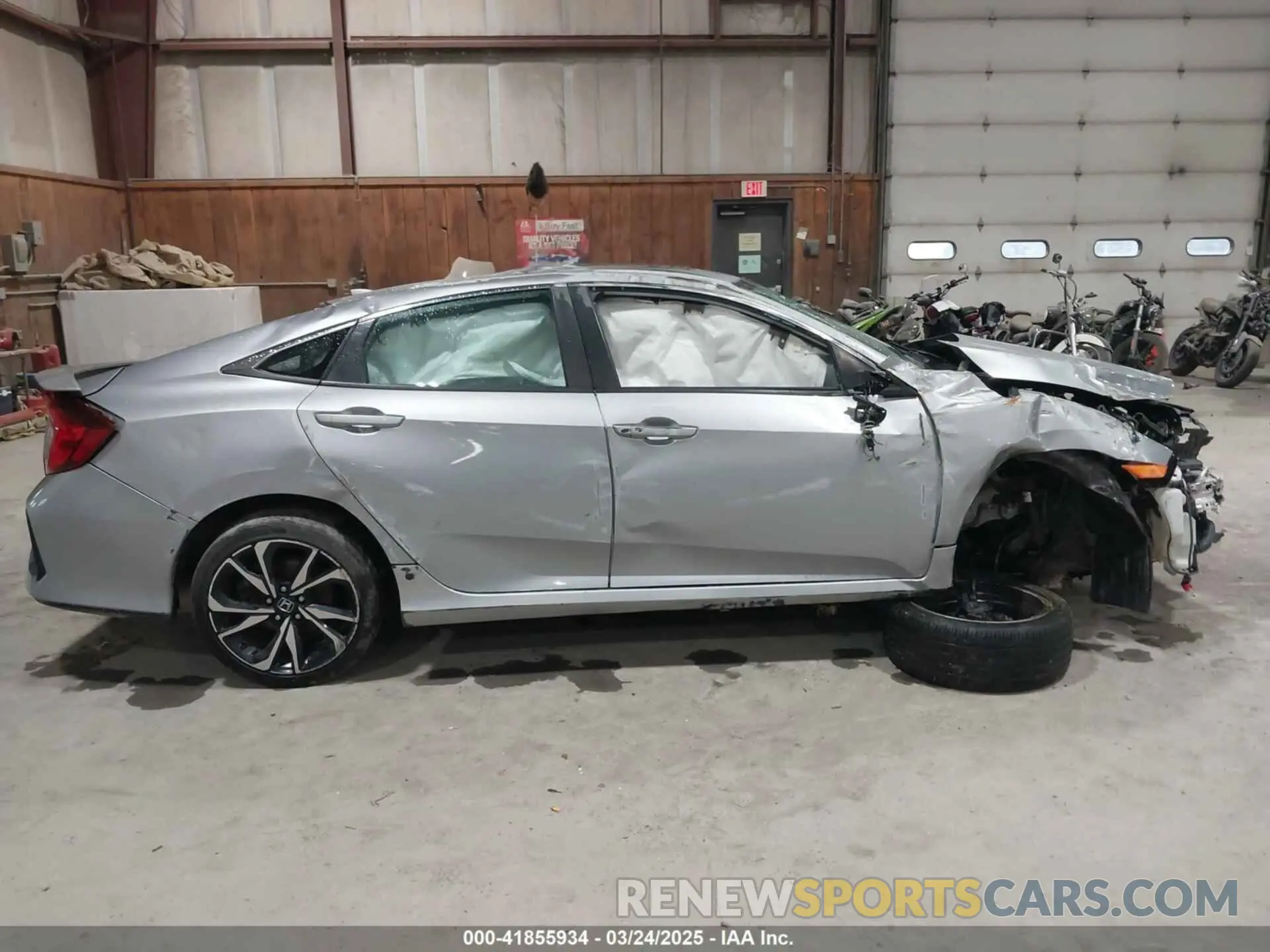 13 fotografías del automóvil dañado 2HGFC1E55KH707008 HONDA CIVIC SI 2019