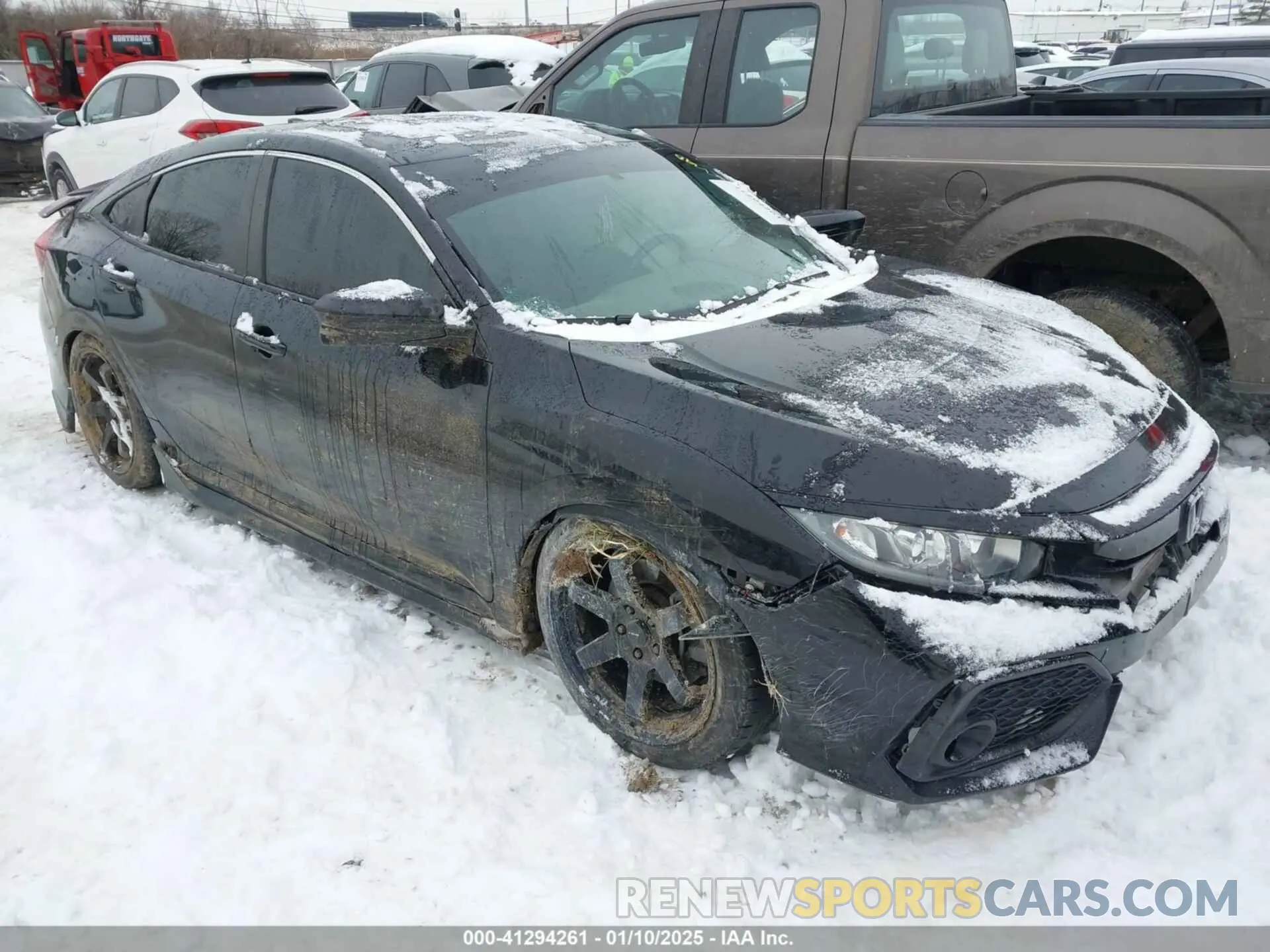 1 fotografías del automóvil dañado 2HGFC1E58KH705284 HONDA CIVIC SI 2019