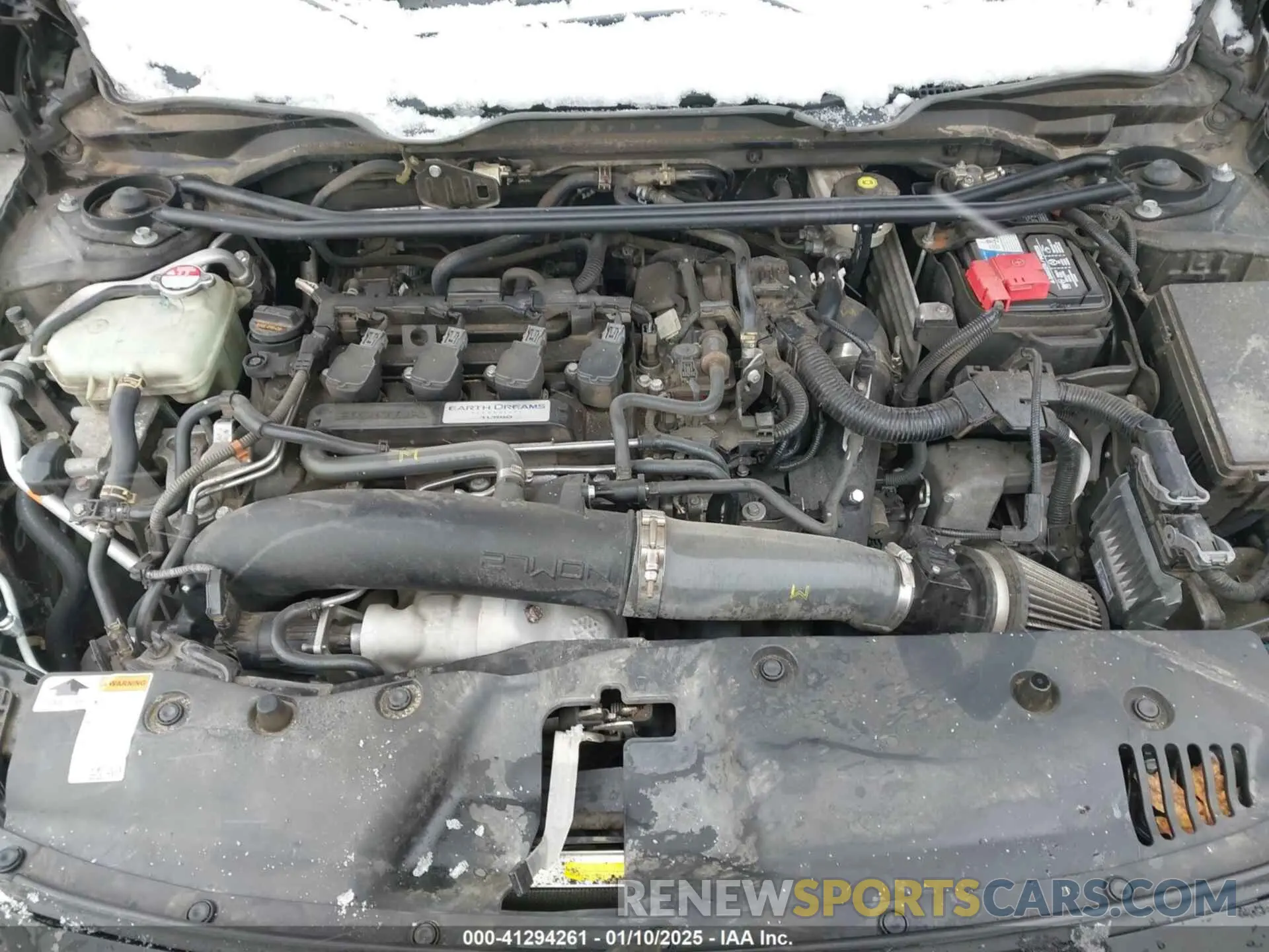 10 fotografías del automóvil dañado 2HGFC1E58KH705284 HONDA CIVIC SI 2019