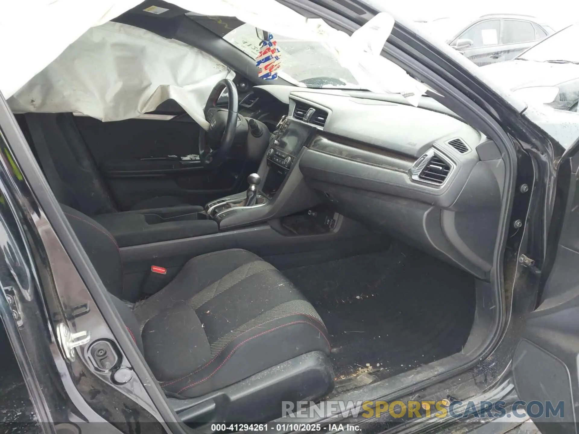 5 fotografías del automóvil dañado 2HGFC1E58KH705284 HONDA CIVIC SI 2019