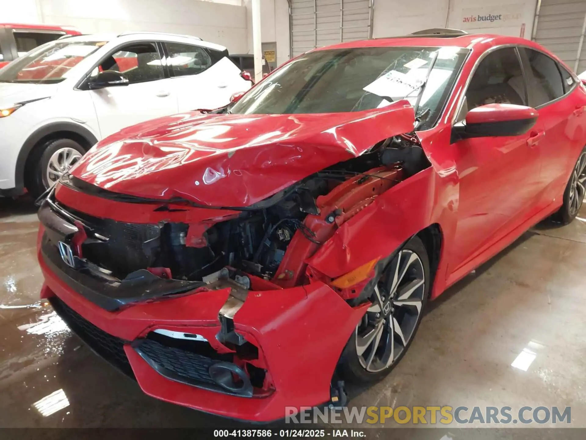 6 fotografías del automóvil dañado 2HGFC1E59KH703382 HONDA CIVIC SI 2019