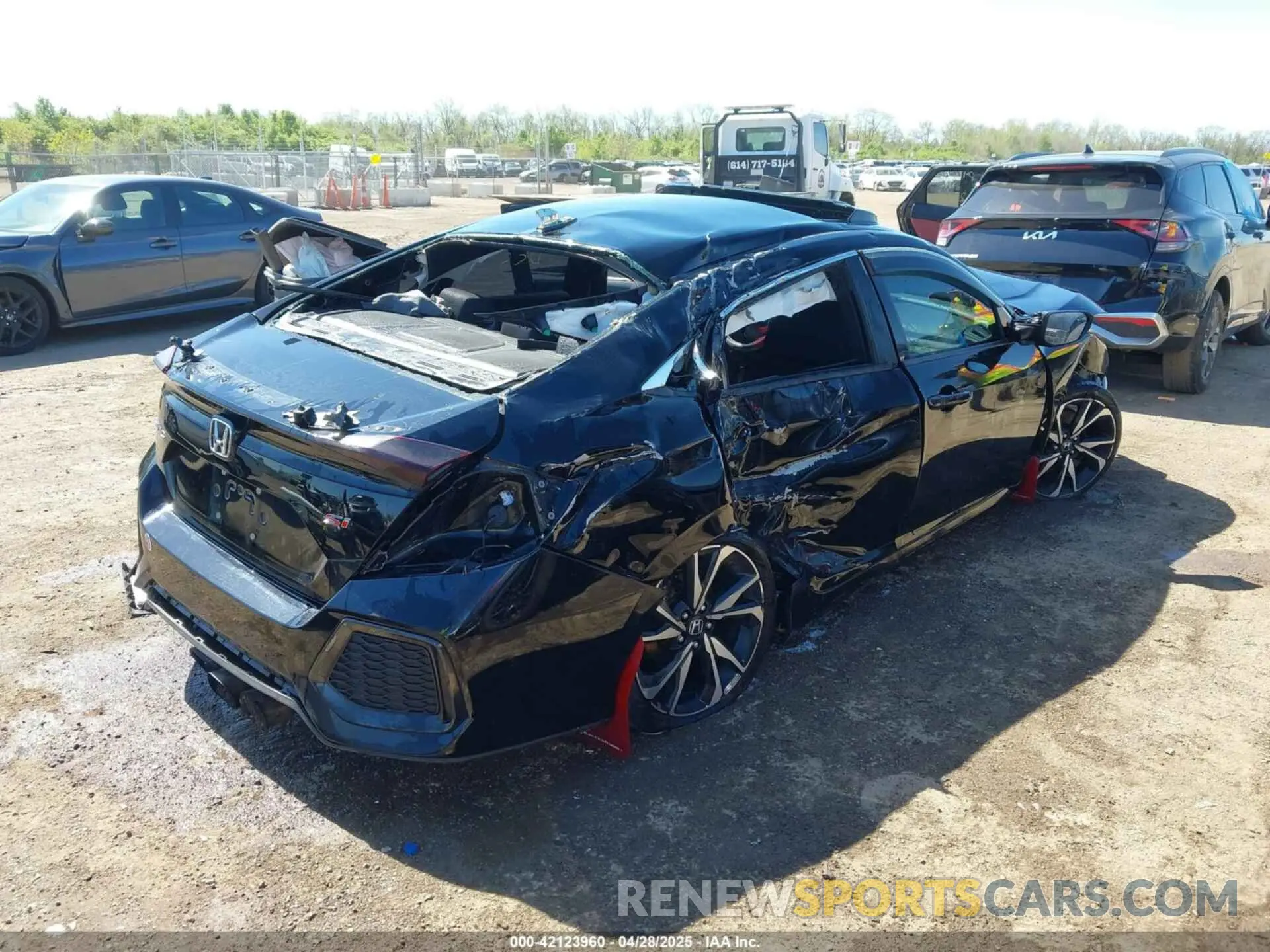 4 fotografías del automóvil dañado 2HGFC1E5XKH705996 HONDA CIVIC SI 2019