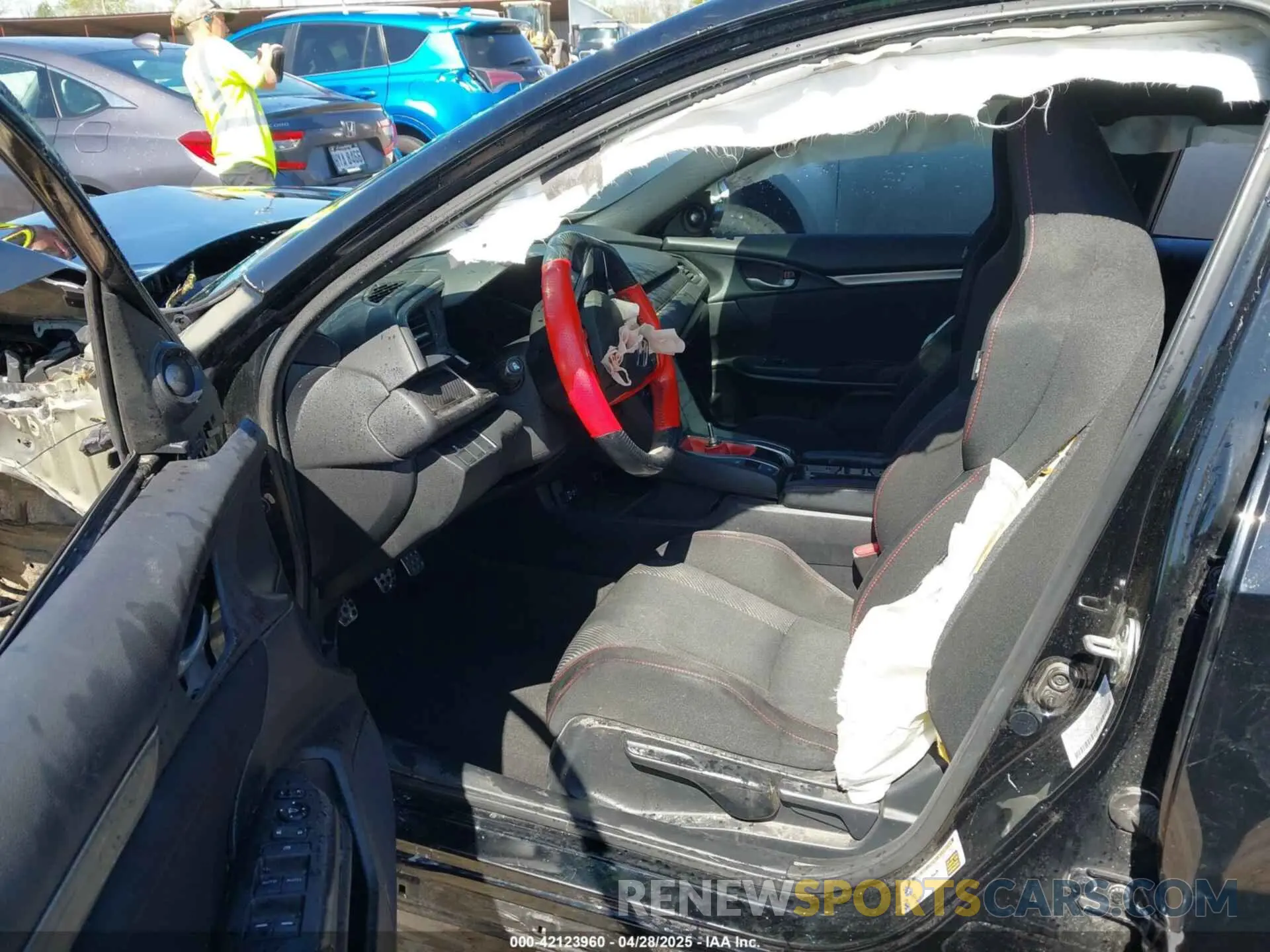 5 fotografías del automóvil dañado 2HGFC1E5XKH705996 HONDA CIVIC SI 2019