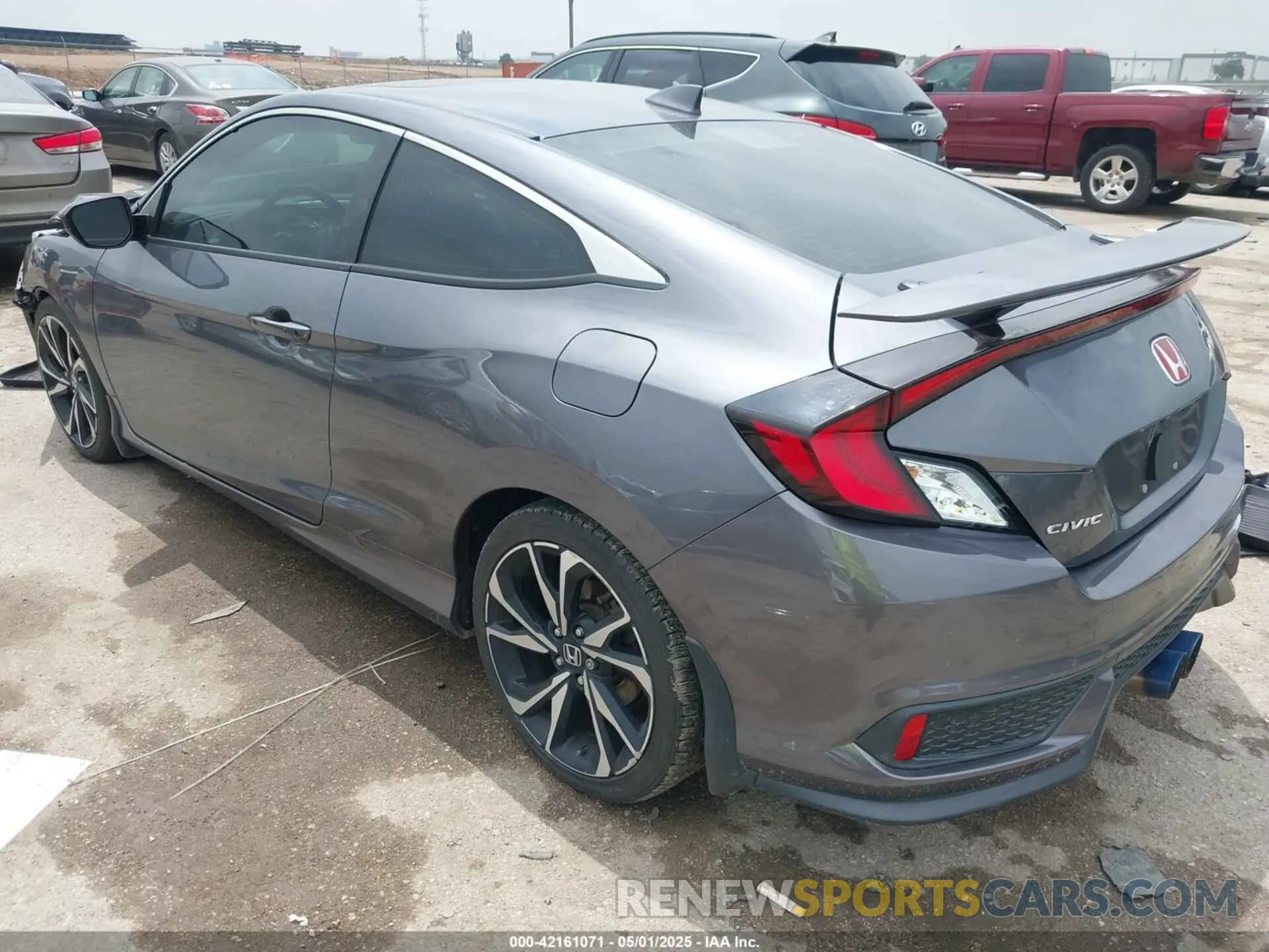 3 fotografías del automóvil dañado 2HGFC3A54KH755116 HONDA CIVIC SI 2019